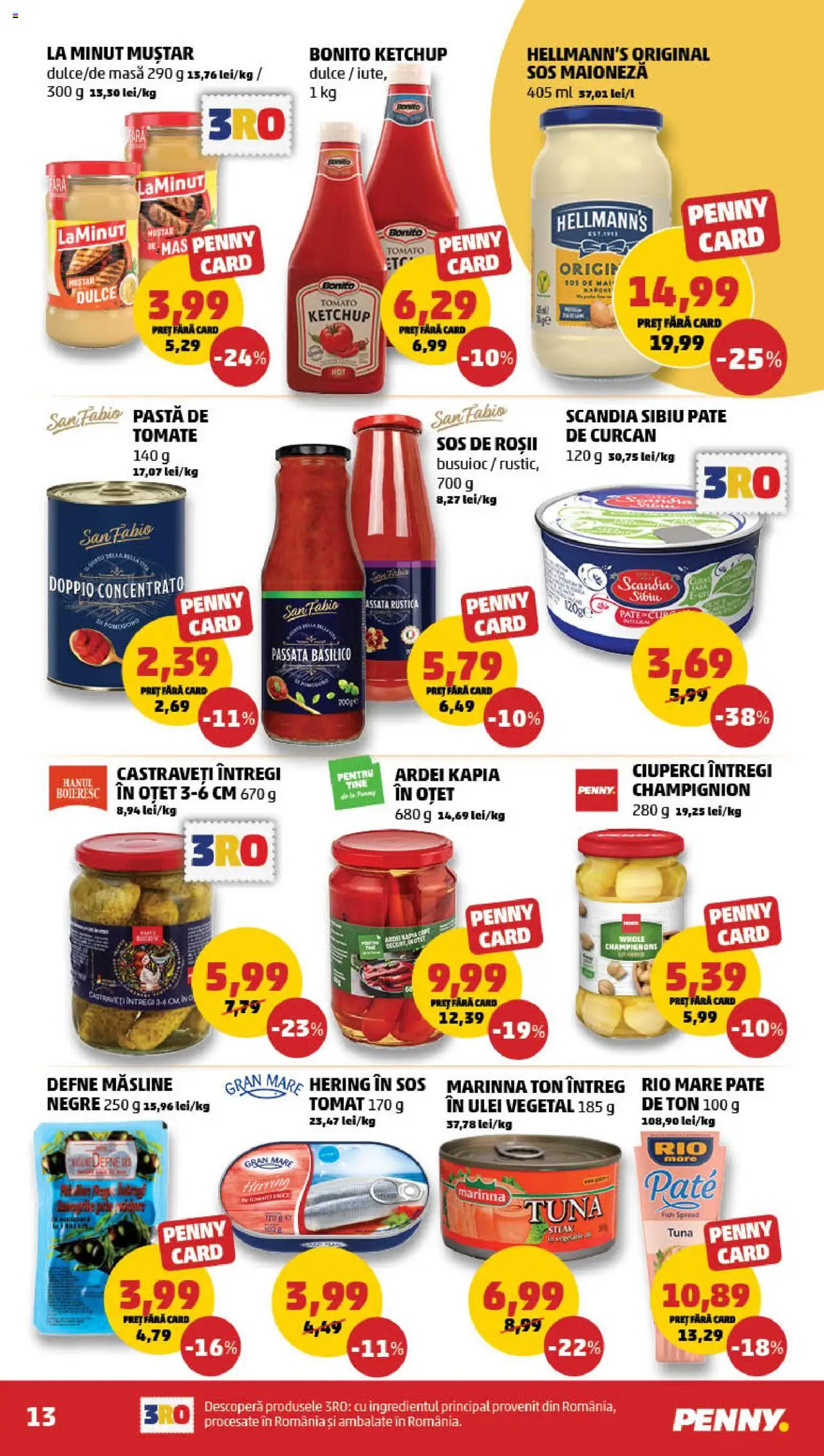 Catalog PENNY Market 16 - 22 Aprilie 2025 | Pagina 13 | Produse: Ardei, Ulei, Muștar, Maioneză