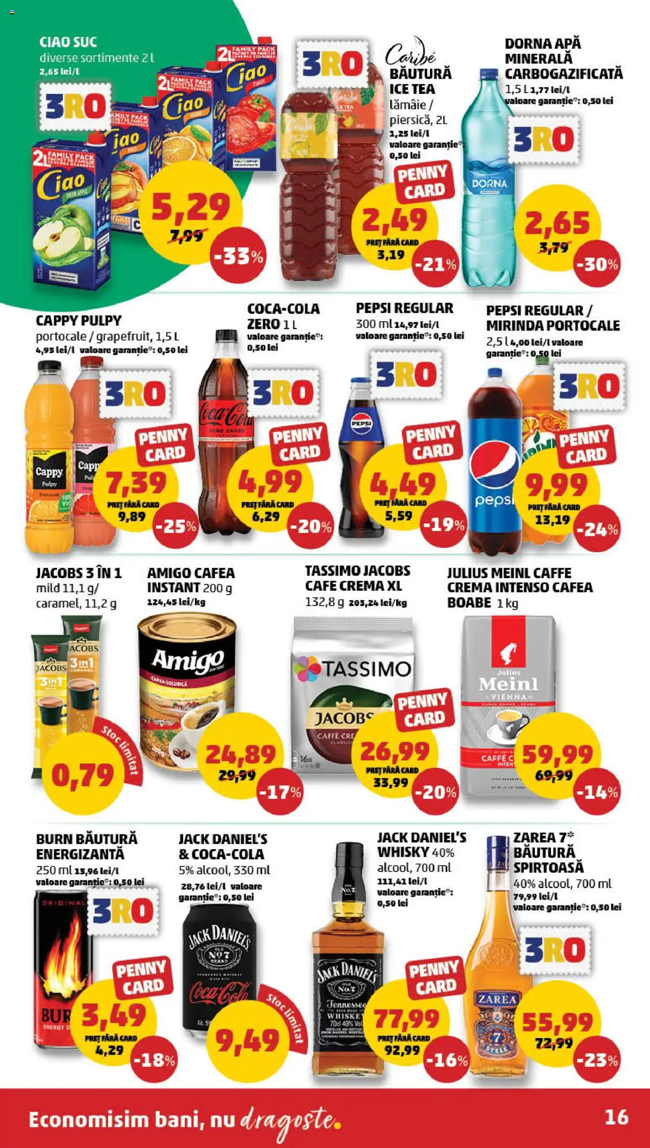Catalog PENNY Market 16 - 22 Aprilie 2025 | Pagina 16 | Produse: Amerikan servis, Köpek çiti, Cafea, Lămâie