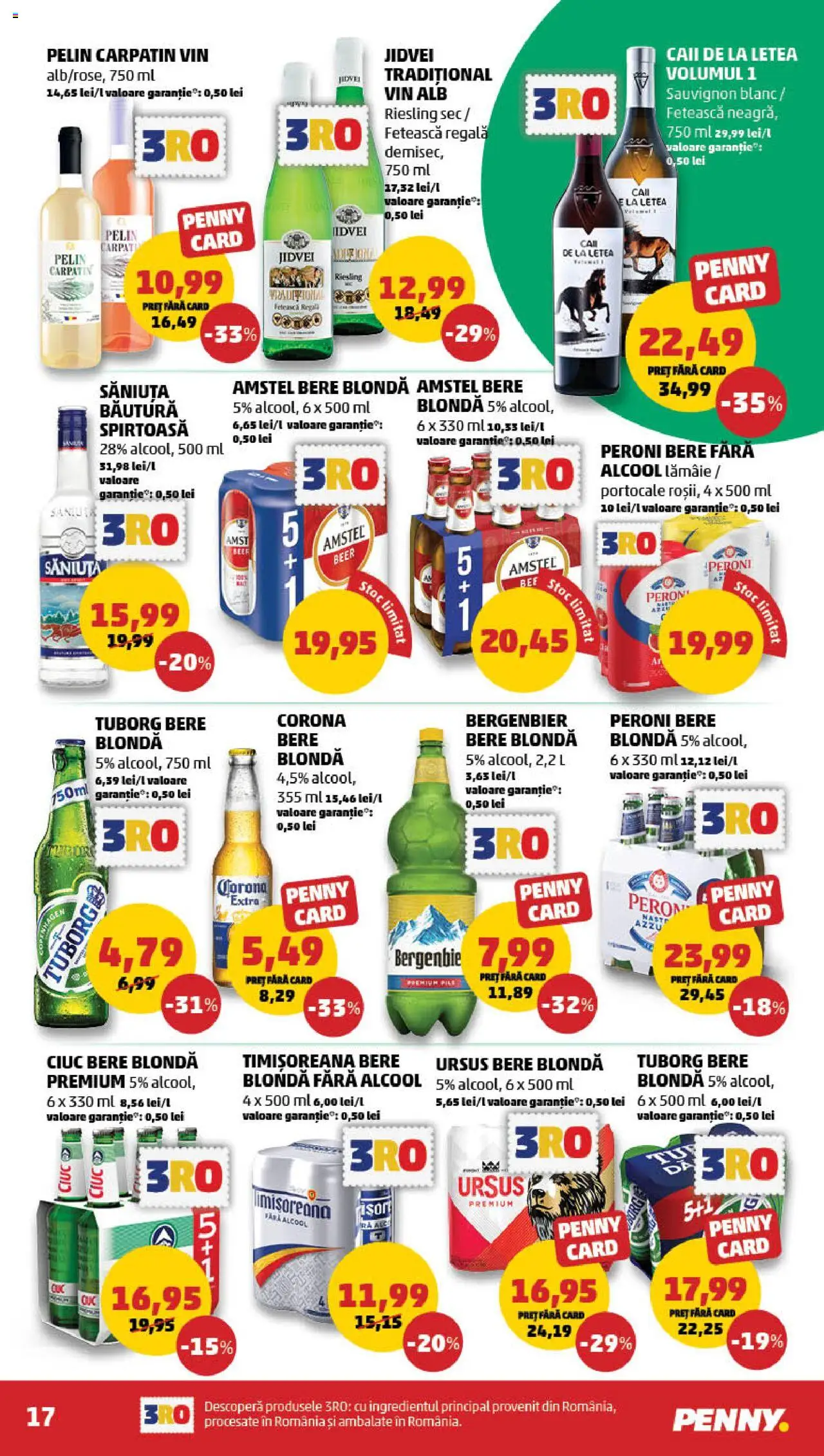 Catalog PENNY Market 16 - 22 Aprilie 2025 | Pagina 17 | Produse: Klozet koku giderici, Vin, Bere, Portocale