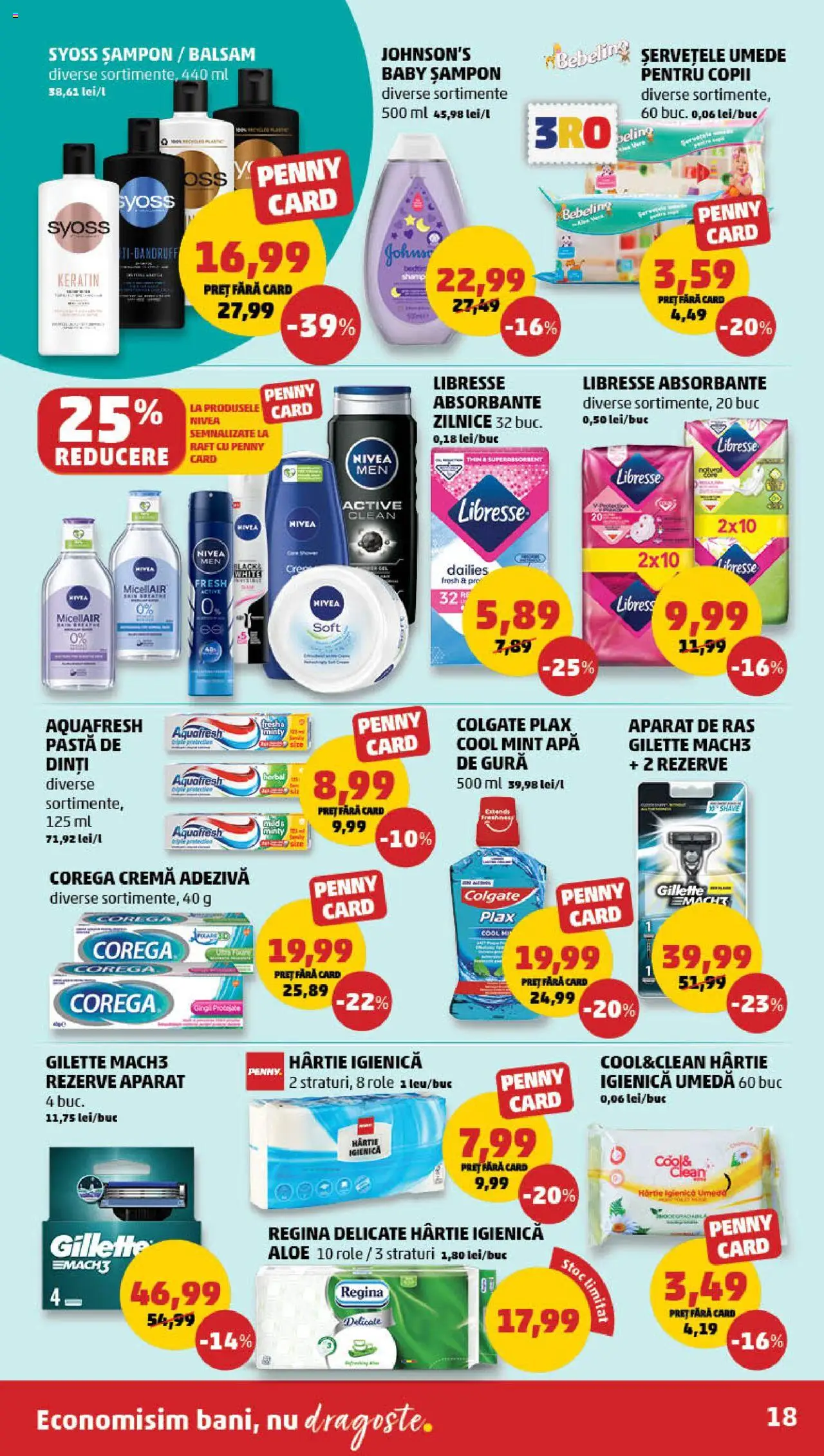 Catalog PENNY Market 16 - 22 Aprilie 2025 | Pagina 18 | Produse: Raft, Șampon, Cremă, Absorbante