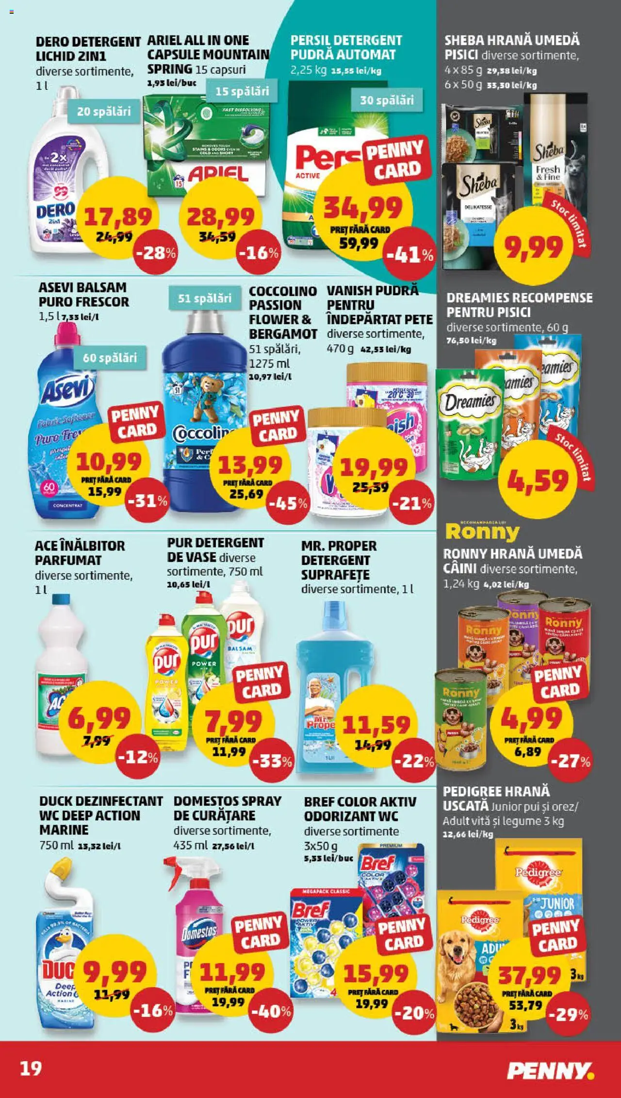 Catalog PENNY Market 16 - 22 Aprilie 2025 | Pagina 19 | Produse: Cort, Pudră, Balsam, Çelik Mama ve Su Kabı