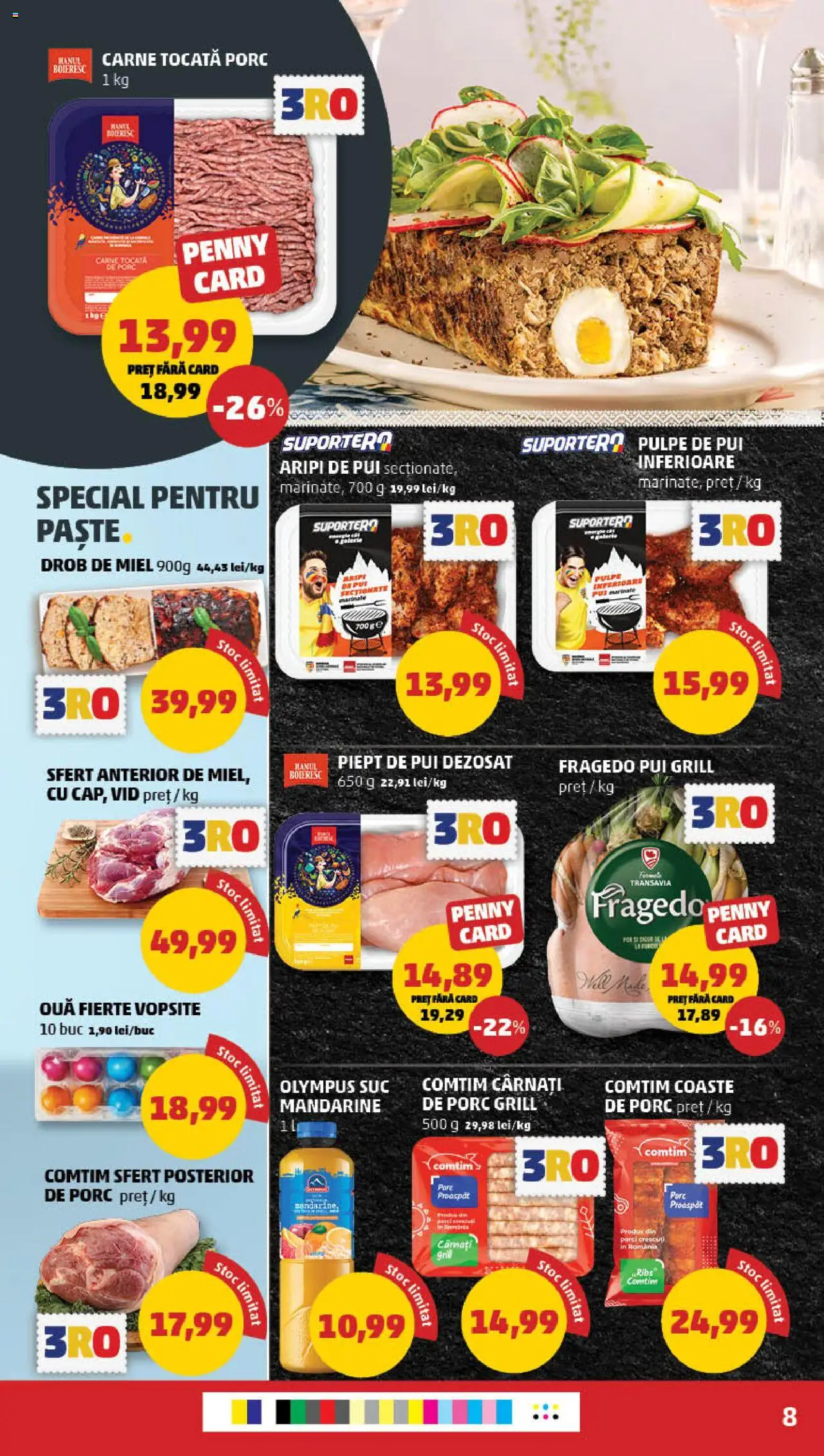 Catalog PENNY Market 16 - 22 Aprilie 2025 | Pagina 8 | Produse: Grill, Hacıyatmaz Kedi Oyuncağı, Suc, Carne tocată