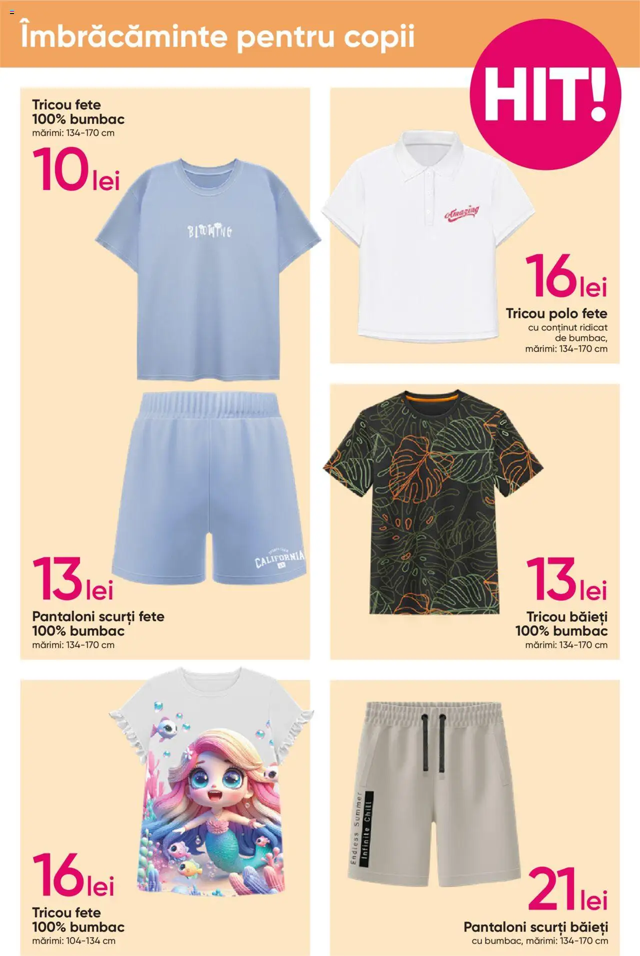 Catalog Pepco 24 Aprilie - 7 Mai 2025 | Pagina 5 | Produse: Tricou, Pantaloni, Pantaloni scurți