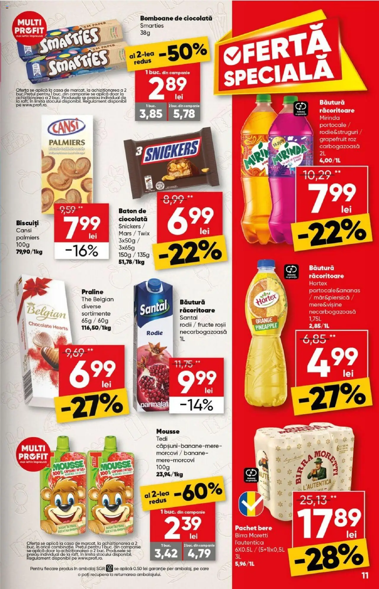 Catalog Profi 16 - 29 Aprilie 2025 | Pagina 11 | Produse: Praline, Bere, Bomboane, Căpșuni