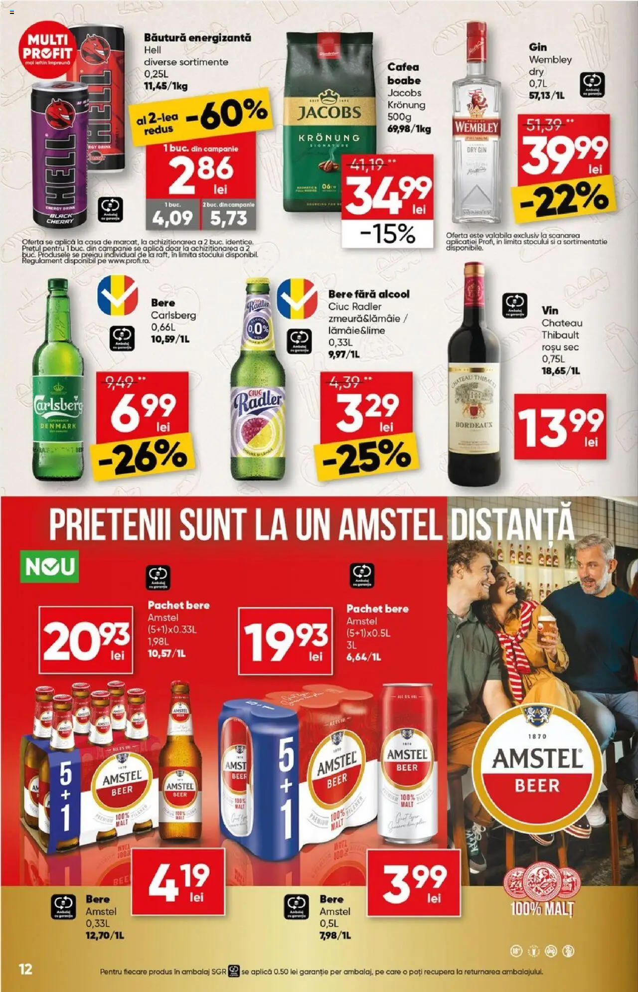 Catalog Profi 16 - 29 Aprilie 2025 | Pagina 12 | Produse: Köpek çiti, Cafea, Bere, Gin