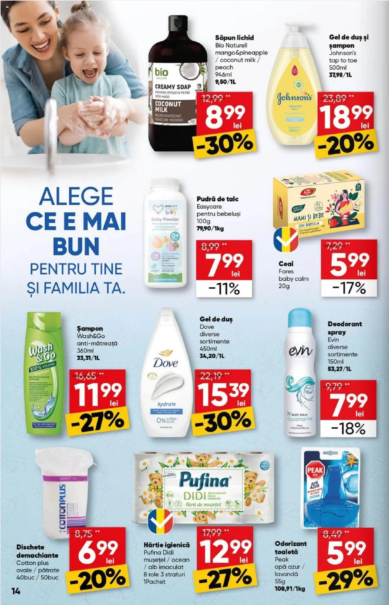 Catalog Profi 16 - 29 Aprilie 2025 | Pagina 14 | Produse: Role, Toaletă, Duș, Pudră