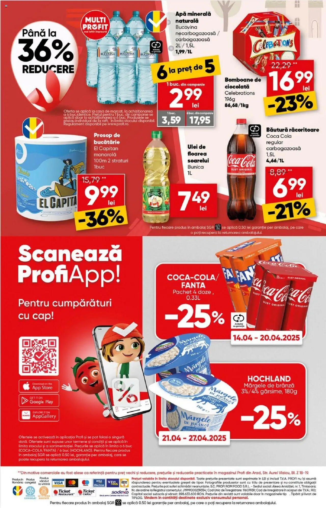 Catalog Profi 16 - 29 Aprilie 2025 | Pagina 16 | Produse: Masaüstü kılıfı, Amerikan servis, Rom, Gin