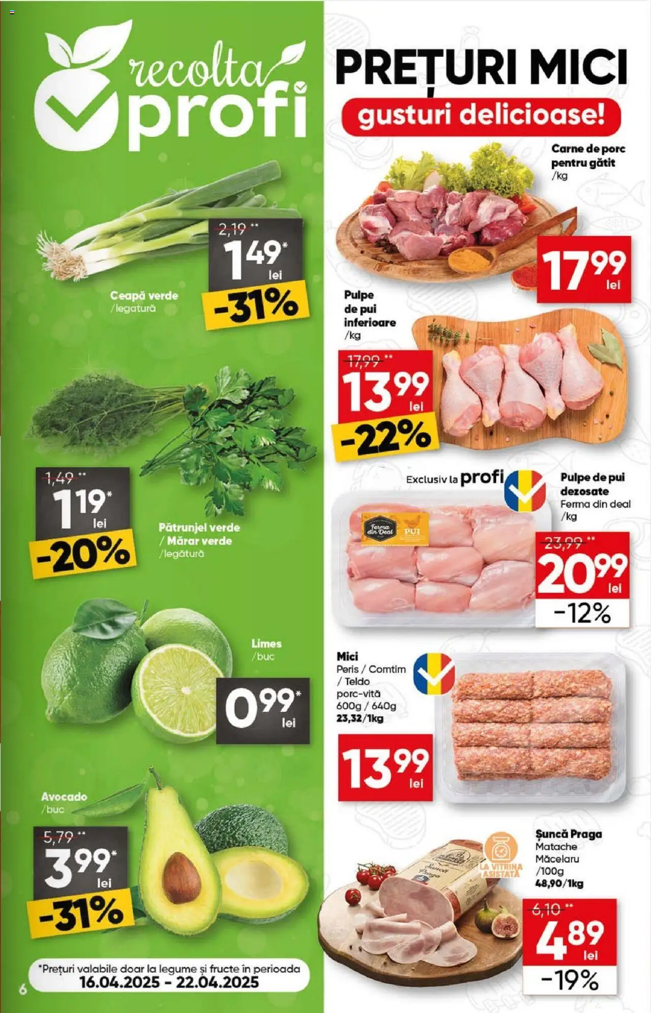 Catalog Profi 16 - 29 Aprilie 2025 | Pagina 5 | Produse: Pătrunjel, Vitrină, Avocado, Legume