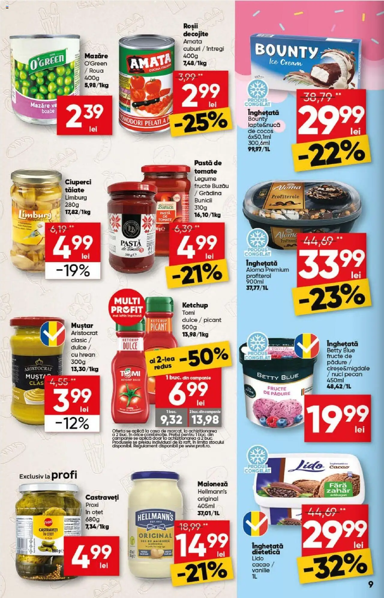 Catalog Profi 16 - 29 Aprilie 2025 | Pagina 8 | Produse: Mazăre, Nuci, Castraveți, Legume