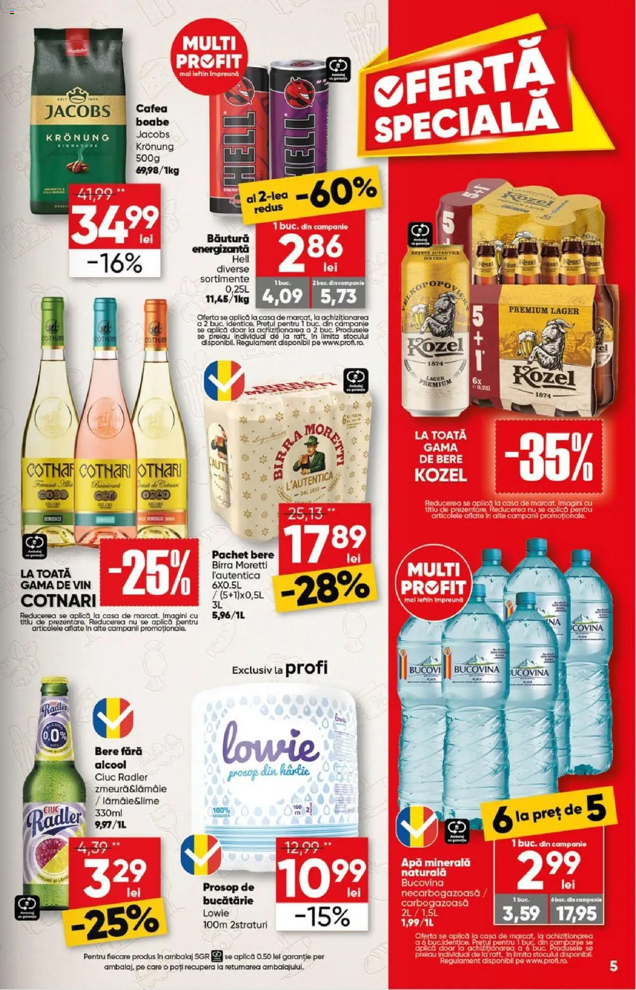 Catalog Profi 16 - 29 Aprilie 2025 | Pagina 5 | Produse: Yazı tahtası kalemi, Bucătărie, Köpek çiti, Cafea