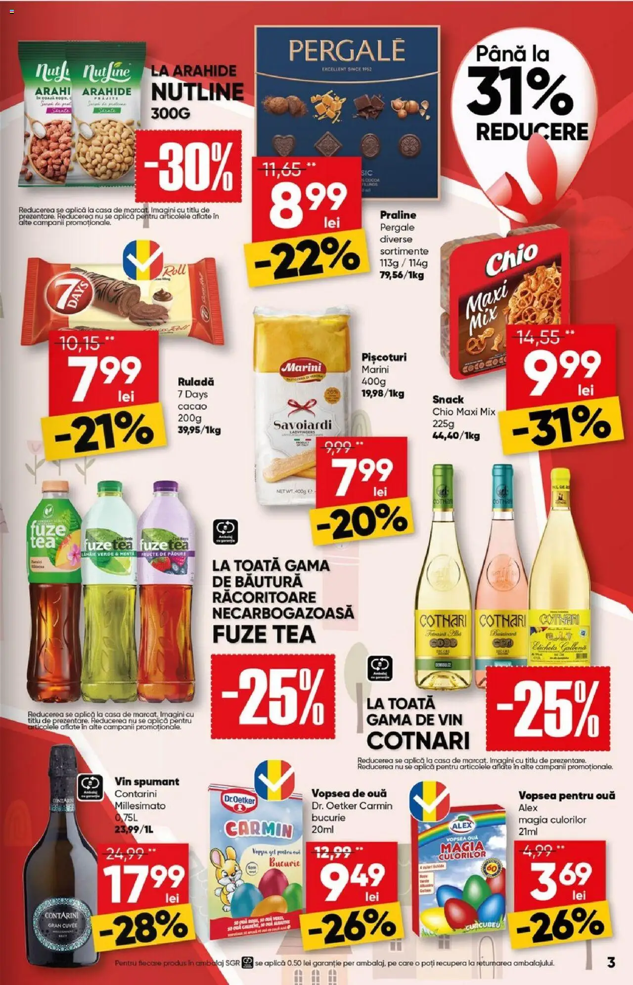 Catalog Profi 16 - 29 Aprilie 2025 | Pagina 3 | Produse: Arahide, Ouă, Vin, Fructe