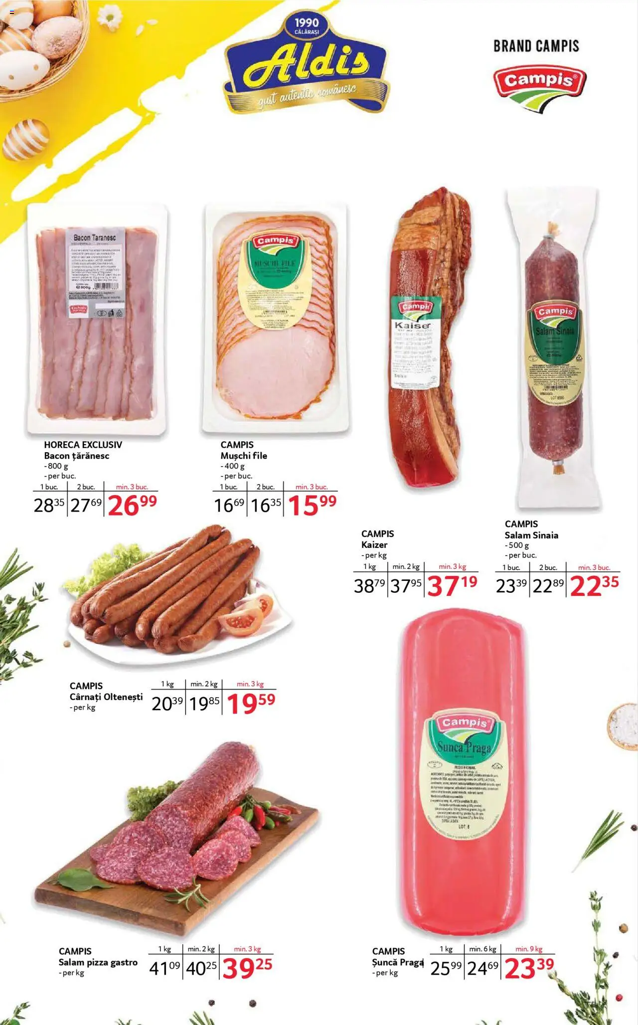 Catalog Selgros 18 Aprilie - 1 Mai 2025 | Pagina 10 | Produse: Bacon, Șuncă, Pizza, Cârnați