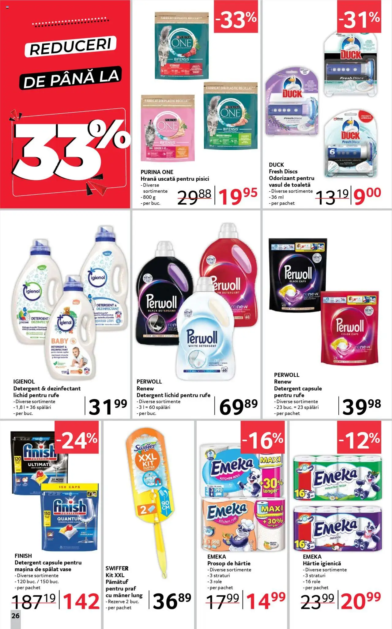Catalog Selgros 18 Aprilie - 1 Mai 2025 | Pagina 26 | Produse: Mașină De Spălat, Mâner, Role, Toaletă