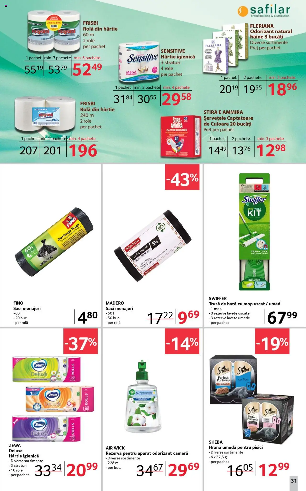 Catalog Selgros 18 Aprilie - 1 Mai 2025 | Pagina 31 | Produse: Saci menajeri, Lavete, Haine, Sos