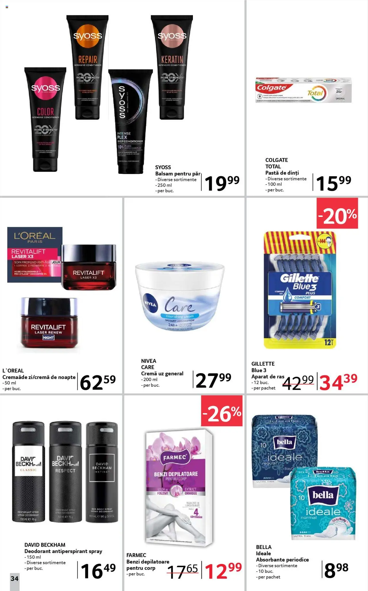 Catalog Selgros 18 Aprilie - 1 Mai 2025 | Pagina 34 | Produse: Aparat De Ras, Body, Cremă, Antiperspirant