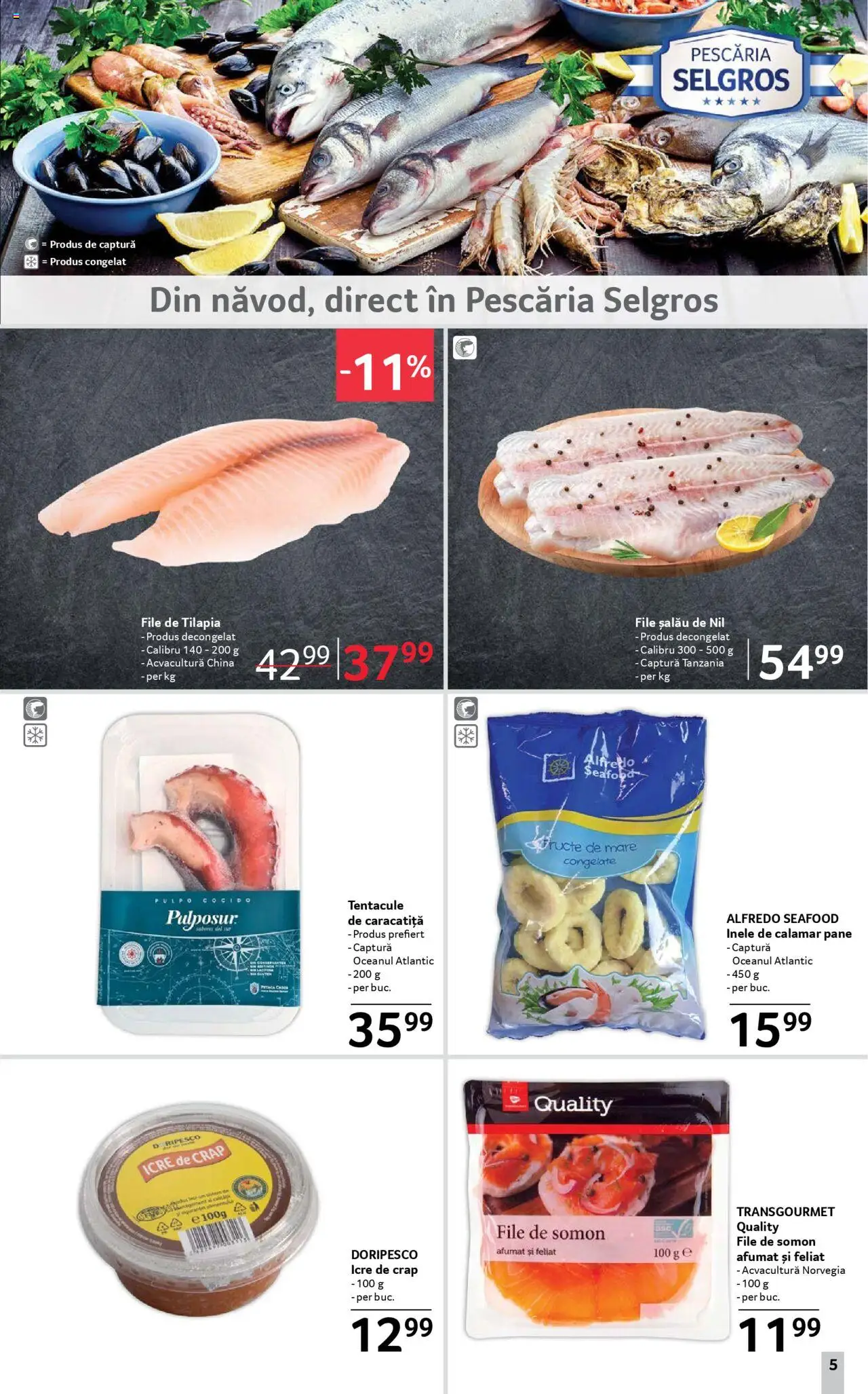 Catalog Selgros 18 Aprilie - 1 Mai 2025 | Pagina 5 | Produse: Fructe, Fructe De Mare