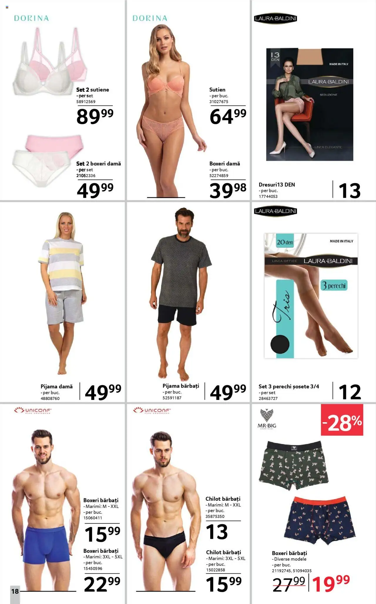 Catalog Selgros 18 Aprilie - 1 Mai 2025 | Pagina 18 | Produse: Sutien, Șosete, Boxeri