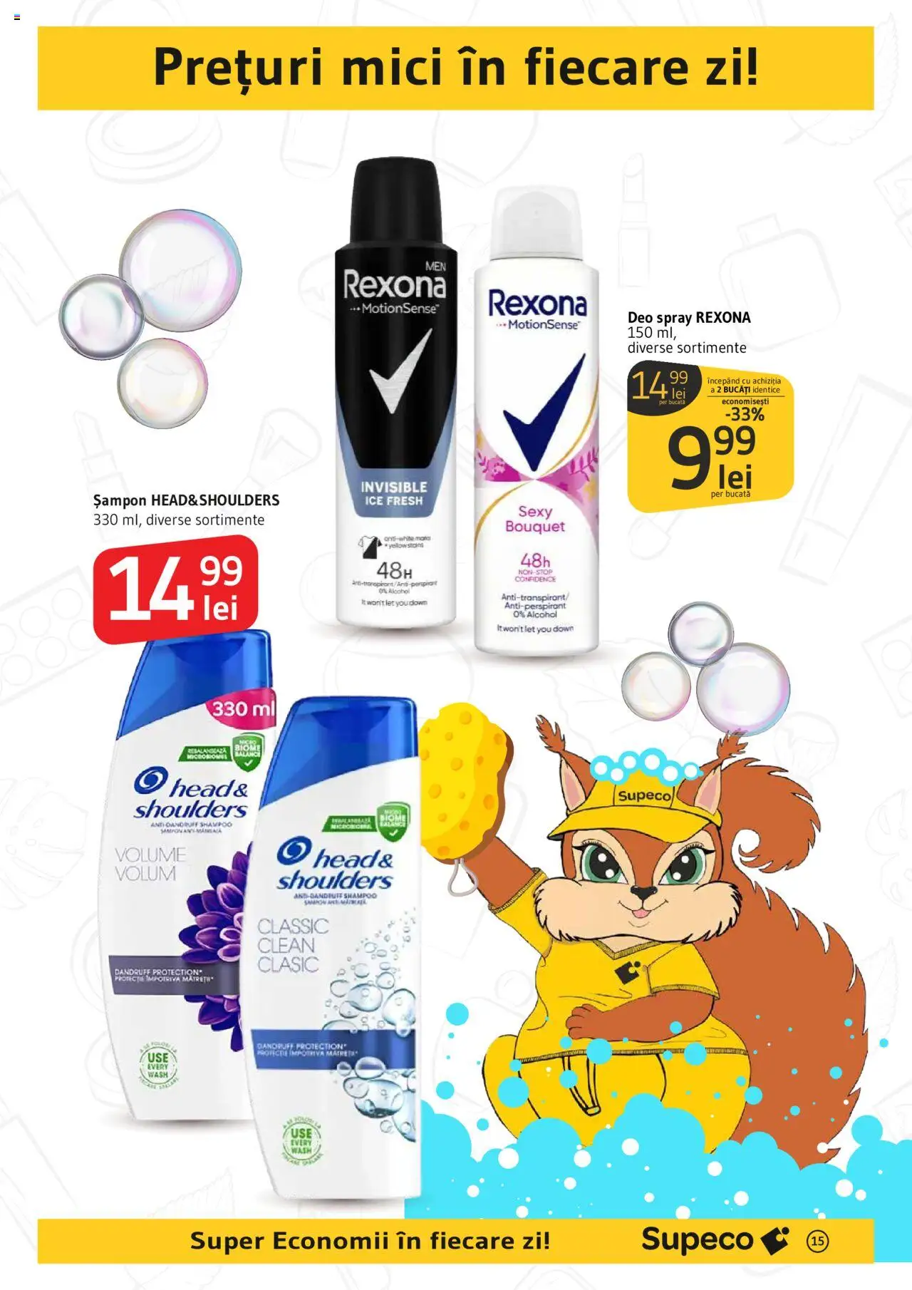 Catalog Supeco 24 Aprilie - 7 Mai 2025 | Pagina 15 | Produse: Pomelo, Mici, Șampon, Antiperspirant