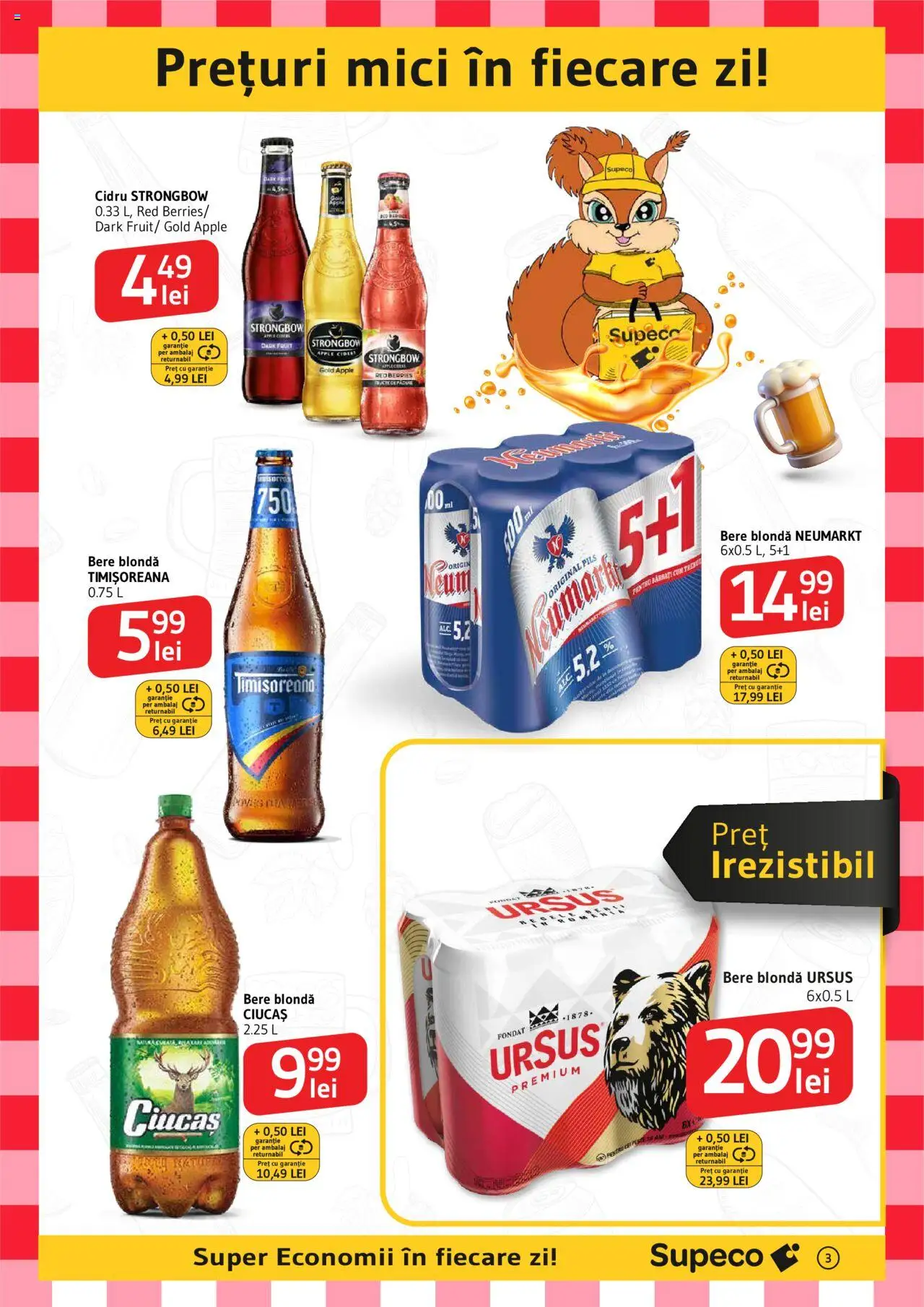 Catalog Supeco 24 Aprilie - 7 Mai 2025 | Pagina 3 | Produse: Mici, Apple, Bere, Pește