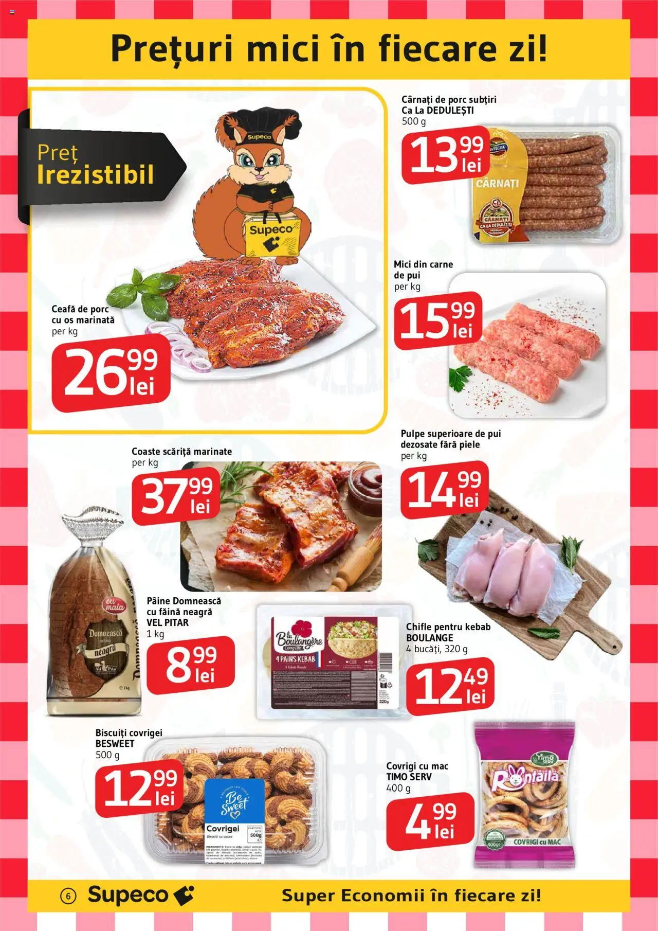 Catalog Supeco 24 Aprilie - 7 Mai 2025 | Pagina 6 | Produse: Covrigei, Carne De Pui, Cacao, Biscuiți
