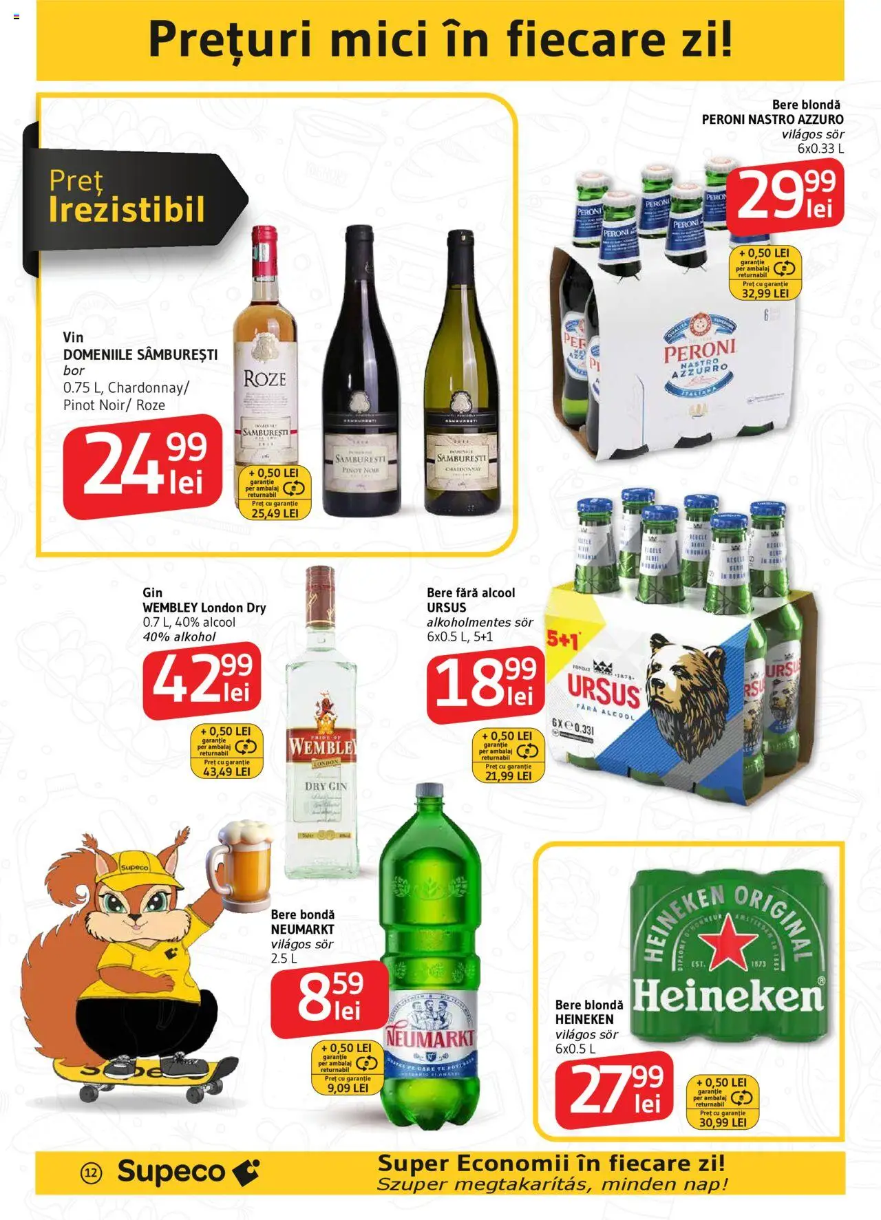 Catalog Supeco 24 Aprilie - 7 Mai 2025 | Pagina 12 | Produse: Mici, Bere, Gin