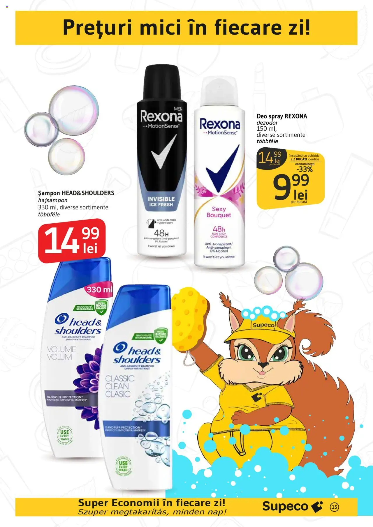 Catalog Supeco 24 Aprilie - 7 Mai 2025 | Pagina 15 | Produse: Pomelo, Mici, Șampon, Antiperspirant