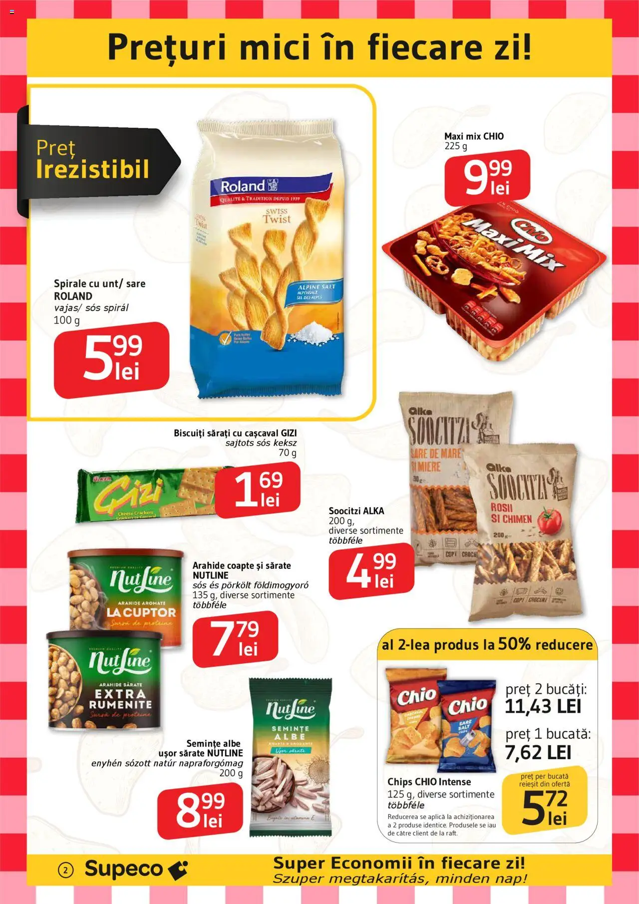 Catalog Supeco 24 Aprilie - 7 Mai 2025 | Pagina 2 | Produse: Masaüstü kılıfı, Cuptor, Mici, Biscuiți