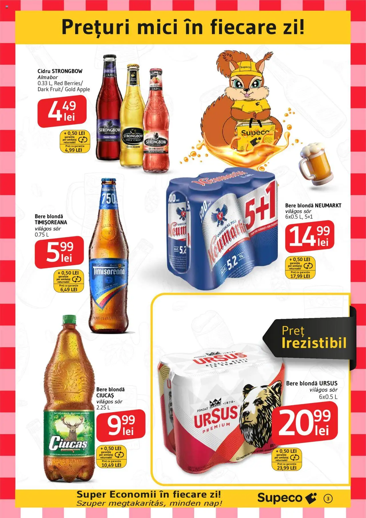 Catalog Supeco 24 Aprilie - 7 Mai 2025 | Pagina 3 | Produse: Mici, Apple, Bere, Pește