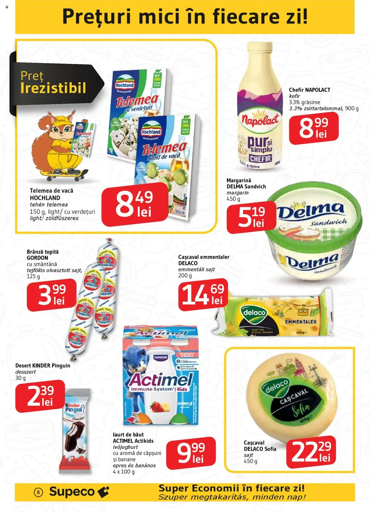 Catalog Supeco 24 Aprilie - 7 Mai 2025 | Pagina 8 | Produse: Light Kedi Konservesi, Cașcaval, Banane, Smântână