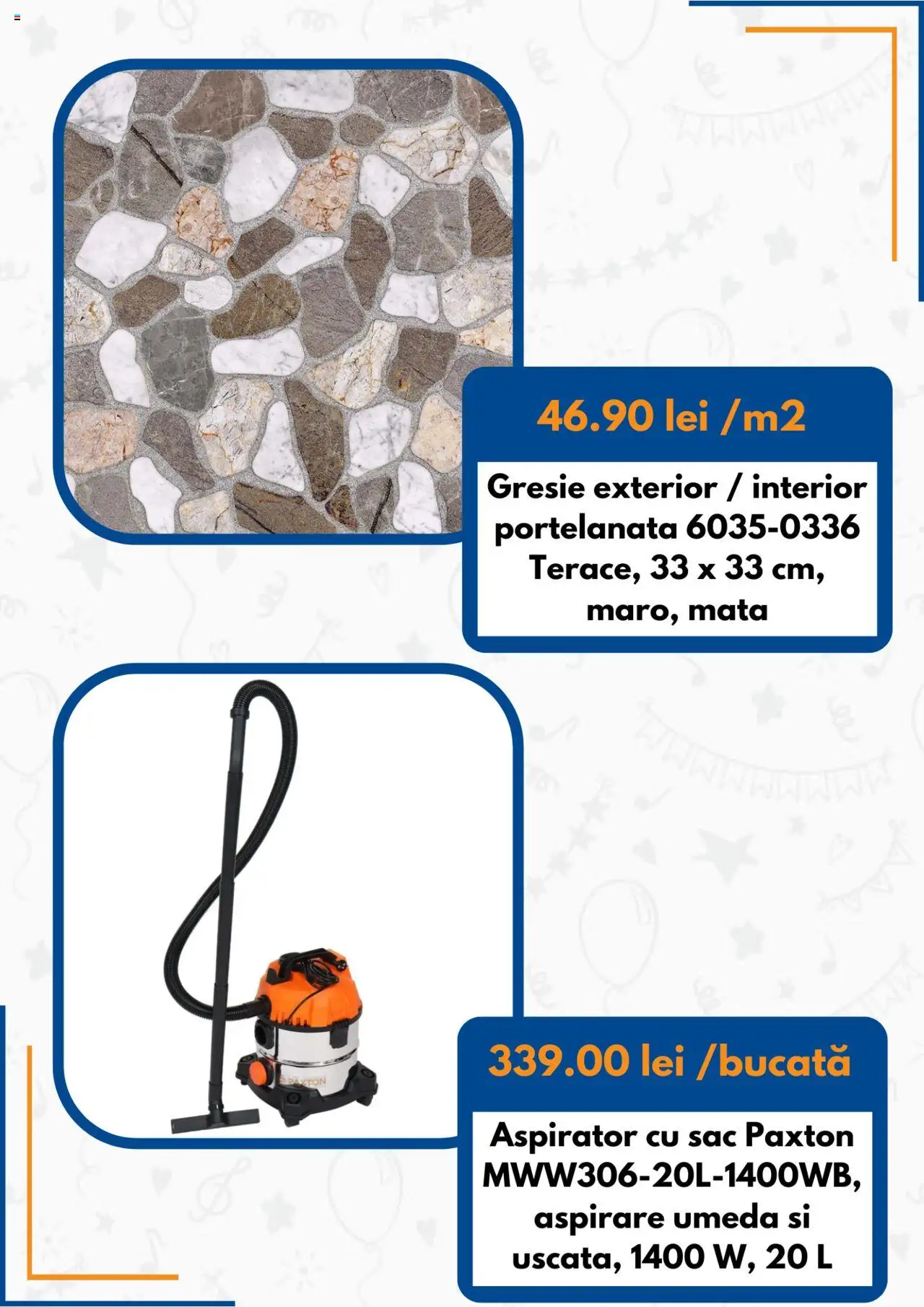 Catalog Dedeman 11 - 30 Aprilie 2025 | Pagina 5 | Produse: Aspirator, Gresie
