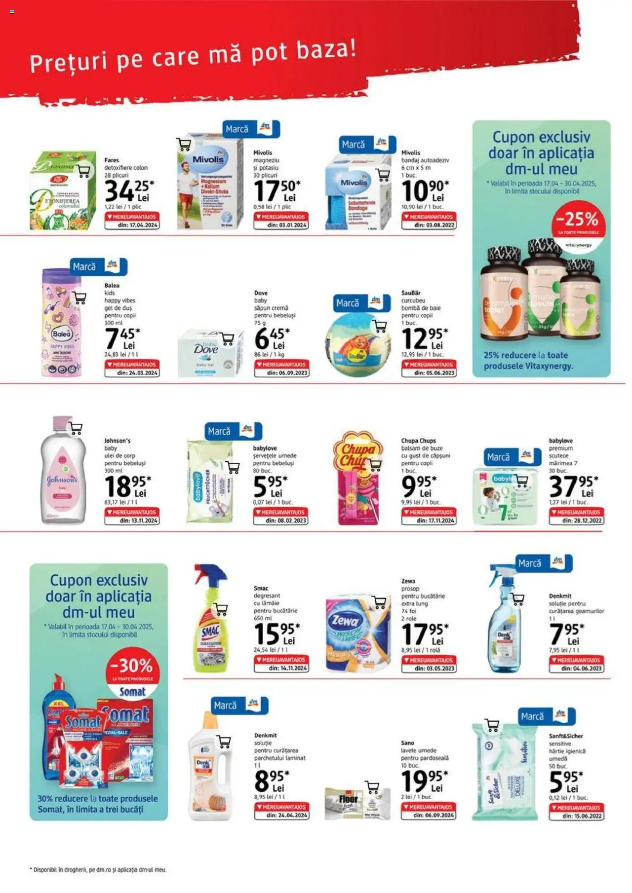 Catalog DM Drogerie Markt 17 Aprilie - 13 Mai 2025 | Pagina 3 | Produse: Ulei de corp, Bucătărie, Cremă, Șervețele umede