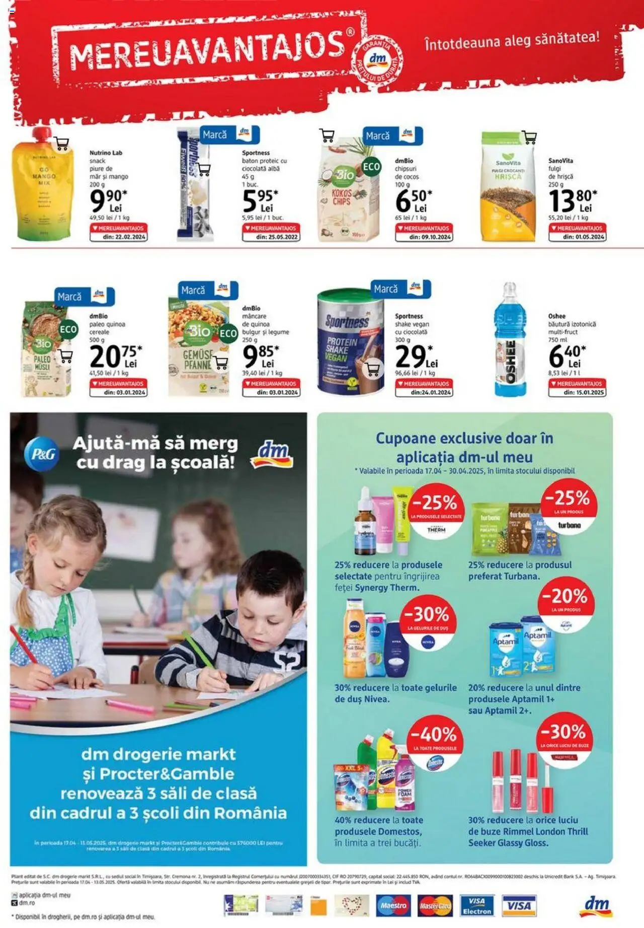 Catalog DM Drogerie Markt 17 Aprilie - 13 Mai 2025 | Pagina 4 | Produse: Șal, Duș, Ciocolată, Chipsuri