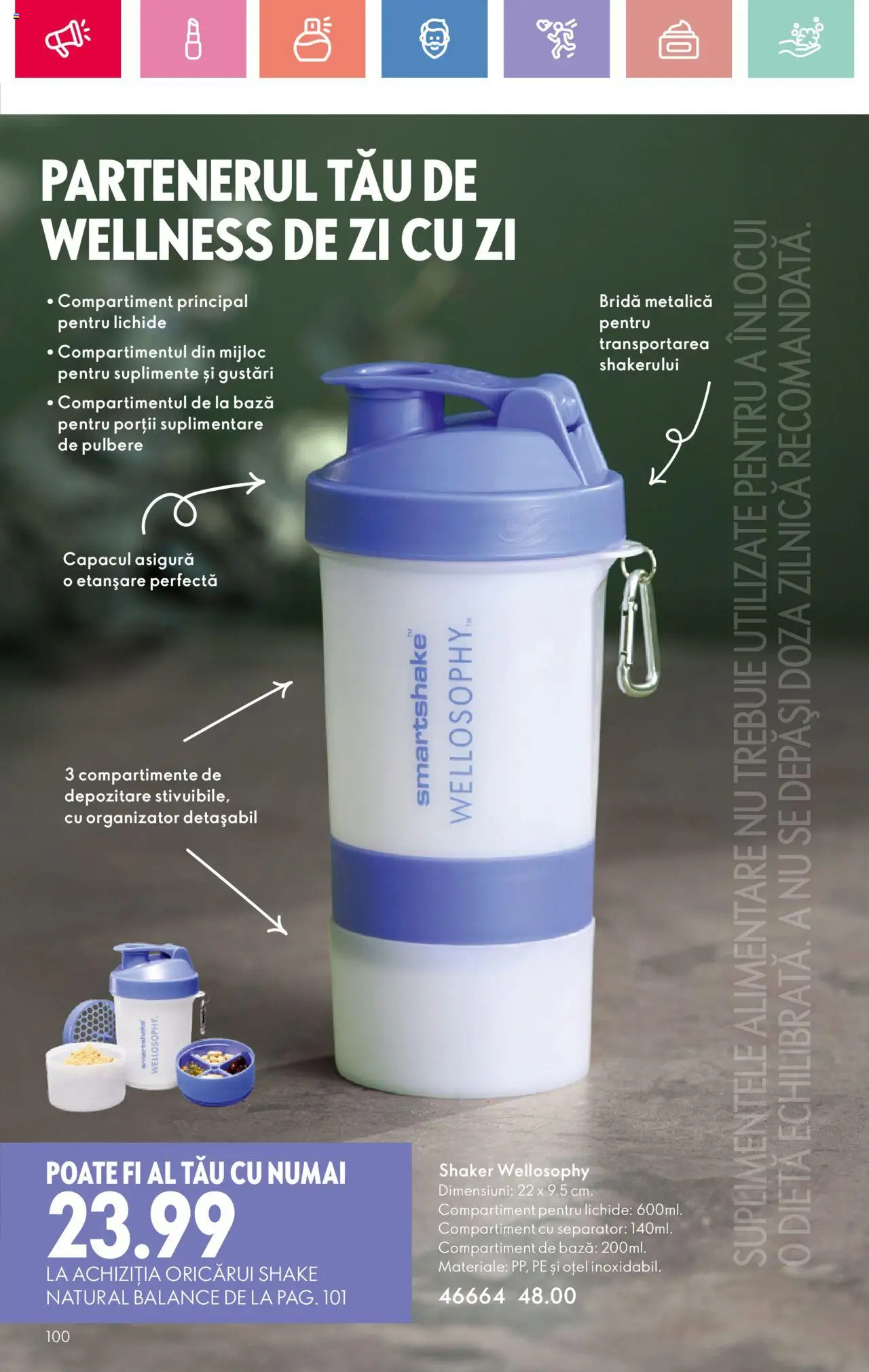 Catalog Oriflame 4 - 24 Mai 2025 | Pagina 100 | Produse: Shake