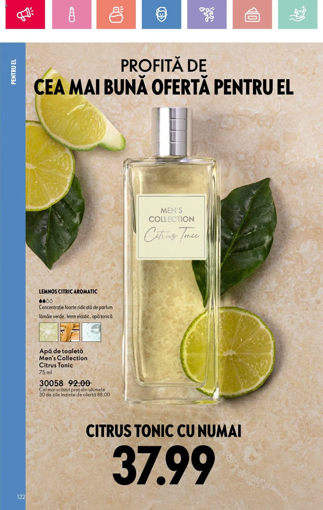 Catalog Oriflame 4 - 24 Mai 2025 | Pagina 122 | Produse: Parfum, Apă de toaletă, Apă, Lămâie