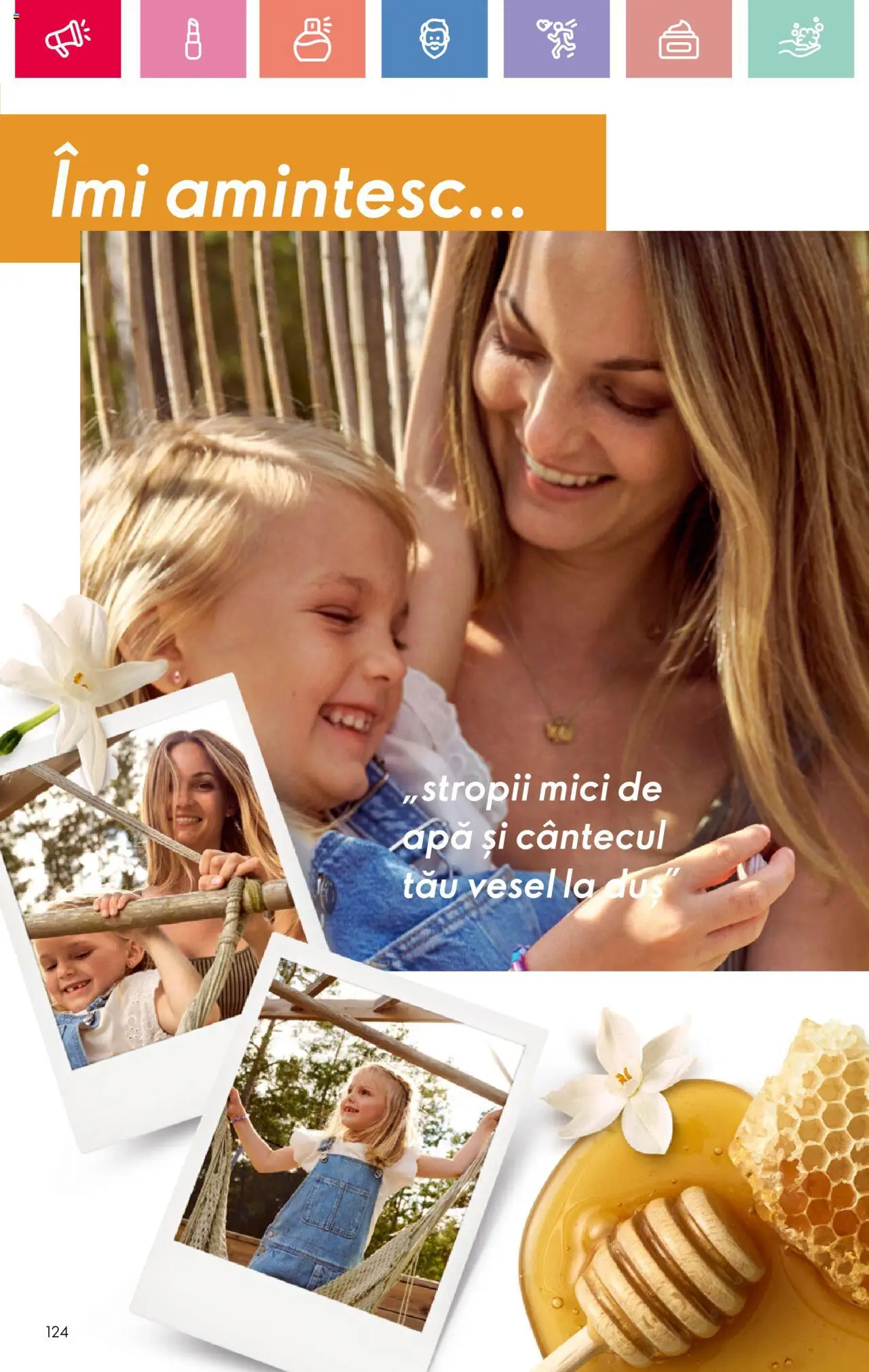 Catalog Oriflame 4 - 24 Mai 2025 | Pagina 124 | Produse: Duș, Mici, Apă