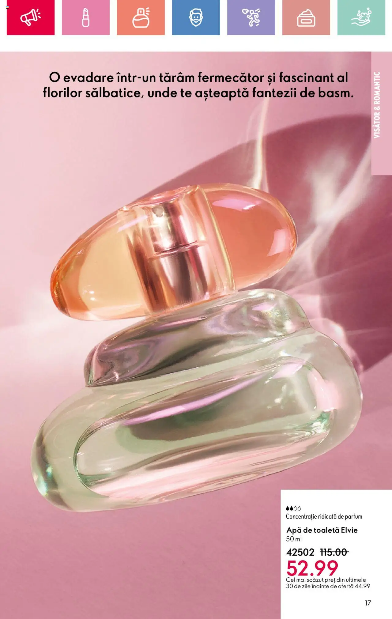 Catalog Oriflame 4 - 24 Mai 2025 | Pagina 17 | Produse: Toaletă, Parfum, Apă de toaletă, Apă