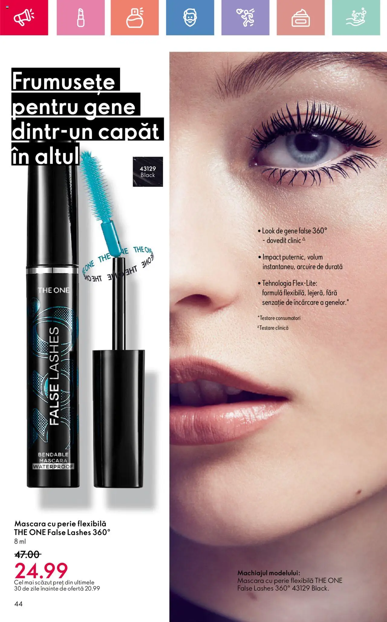 Catalog Oriflame 4 - 24 Mai 2025 | Pagina 44 | Produse: Perie, Mascara, Gene false, Peluş Köpek Yatağı