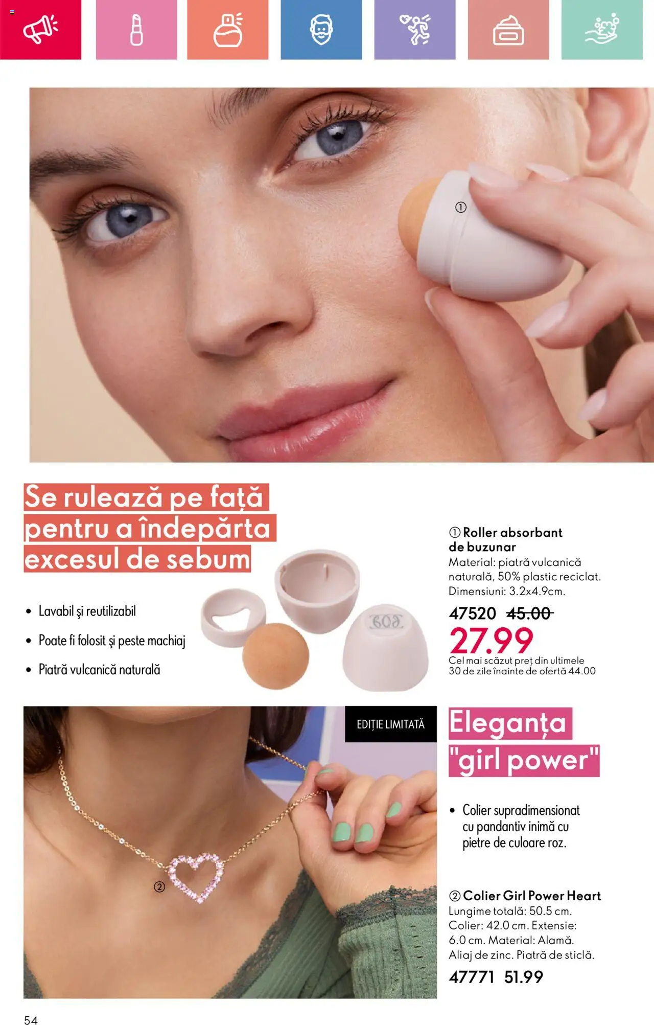Catalog Oriflame 4 - 24 Mai 2025 | Pagina 54 | Produse: Colier, Machiaj, Pește