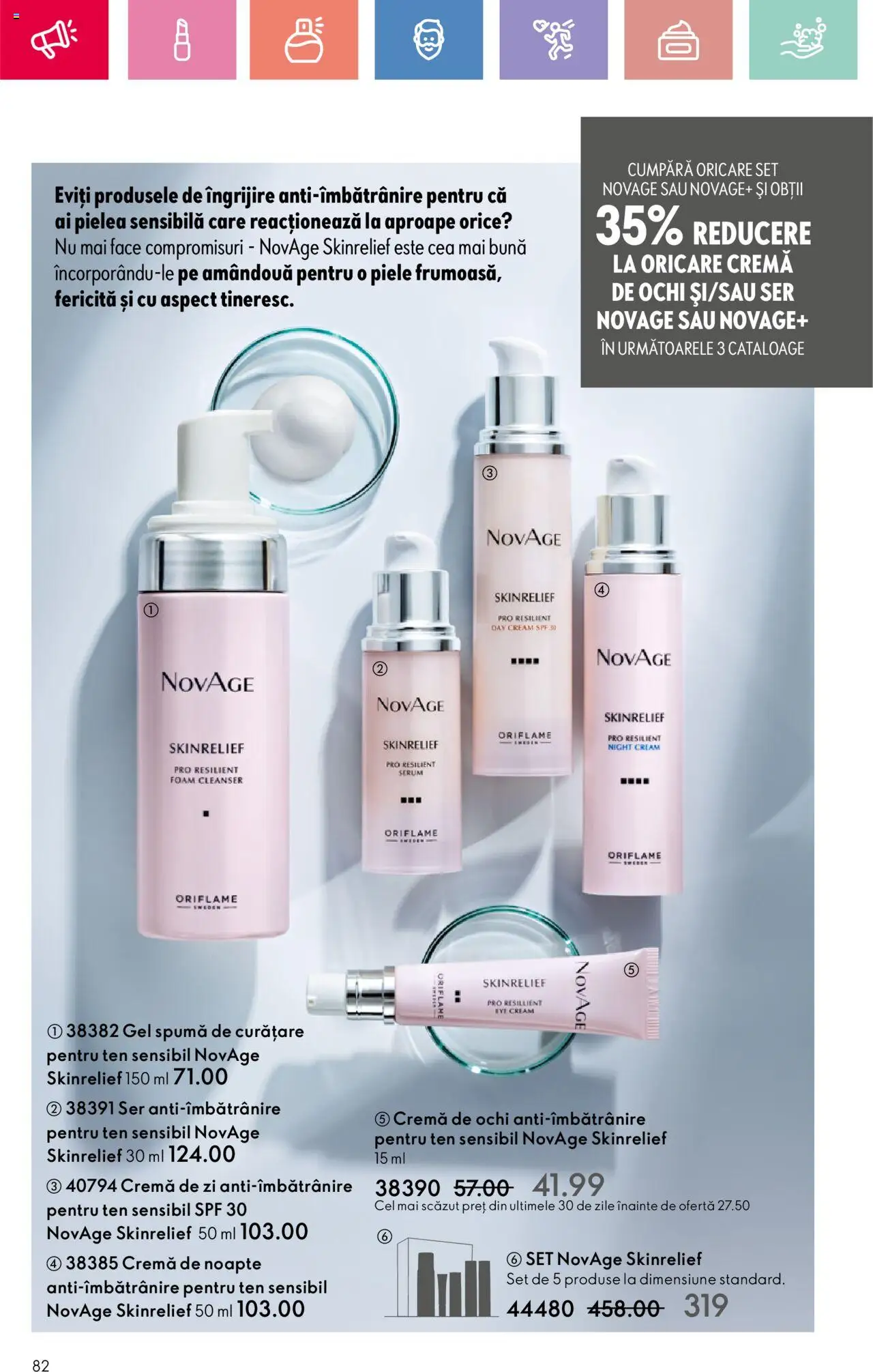 Catalog Oriflame 4 - 24 Mai 2025 | Pagina 82 | Produse: Serum, Cremă de zi, Cremă de noapte, Cremă