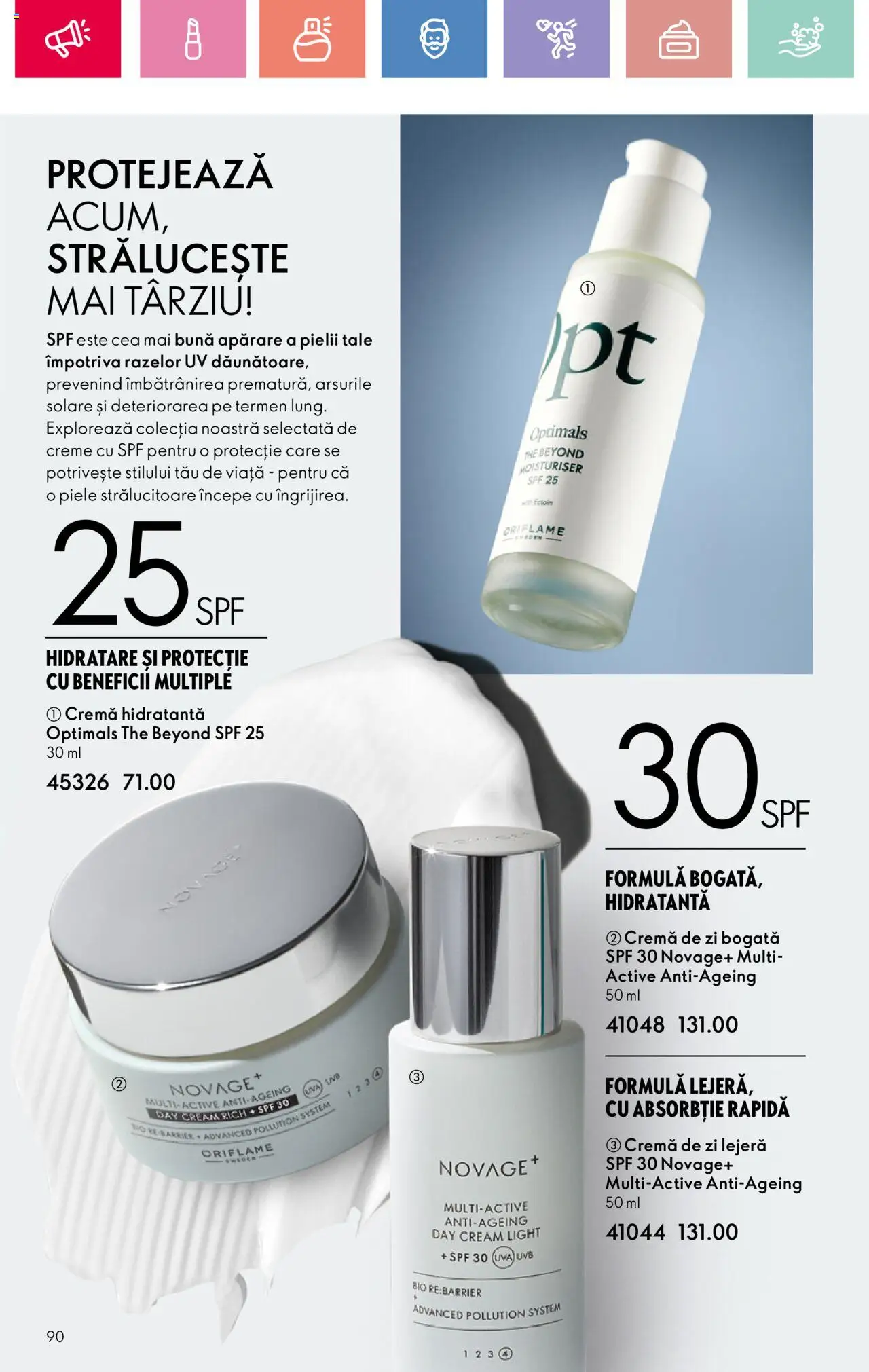Catalog Oriflame 4 - 24 Mai 2025 | Pagina 90 | Produse: Şerit ödül, Cremă de zi, Arapsaçı, Cremă