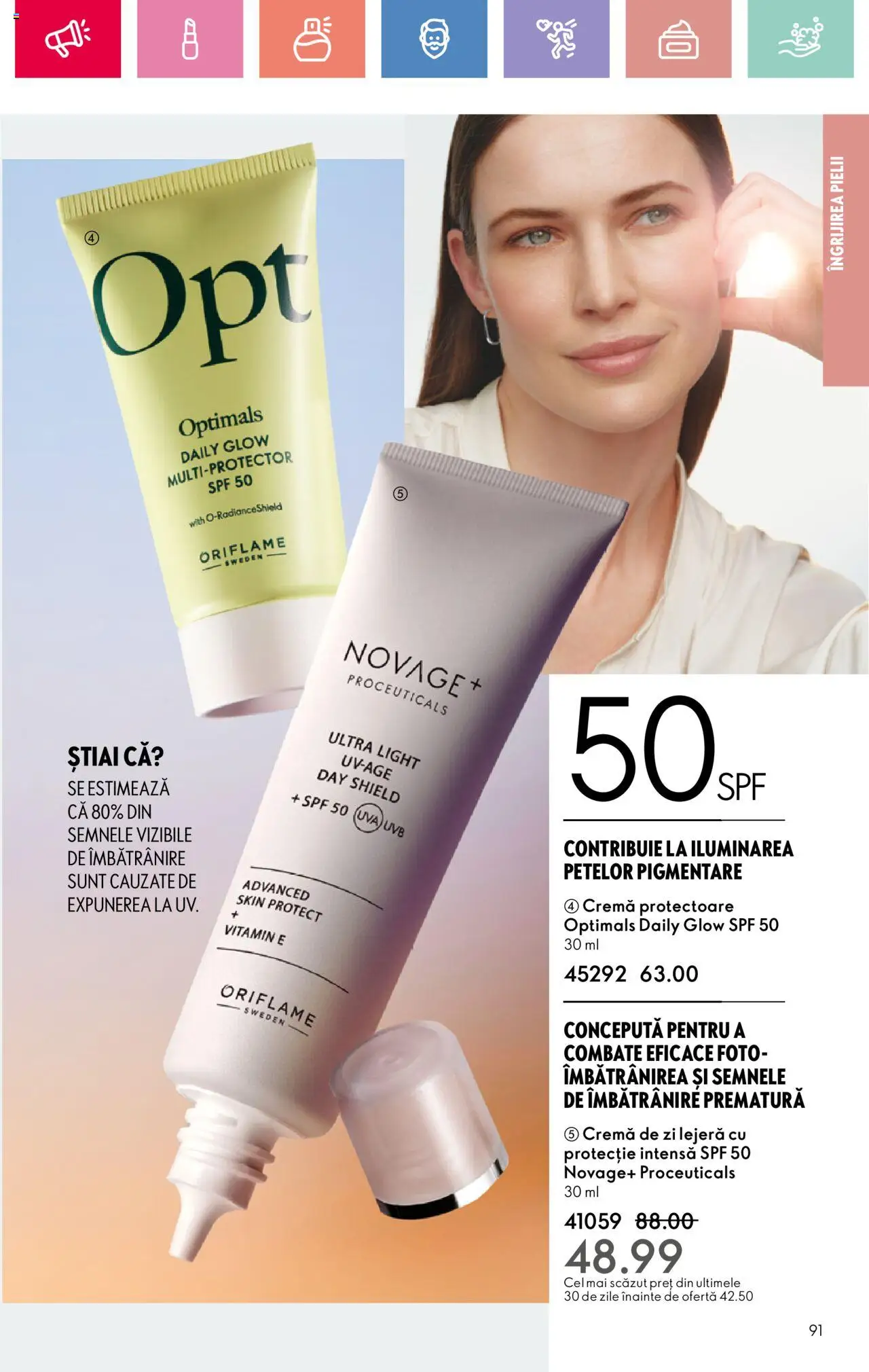 Catalog Oriflame 4 - 24 Mai 2025 | Pagina 91 | Produse: Cremă de zi, Cremă