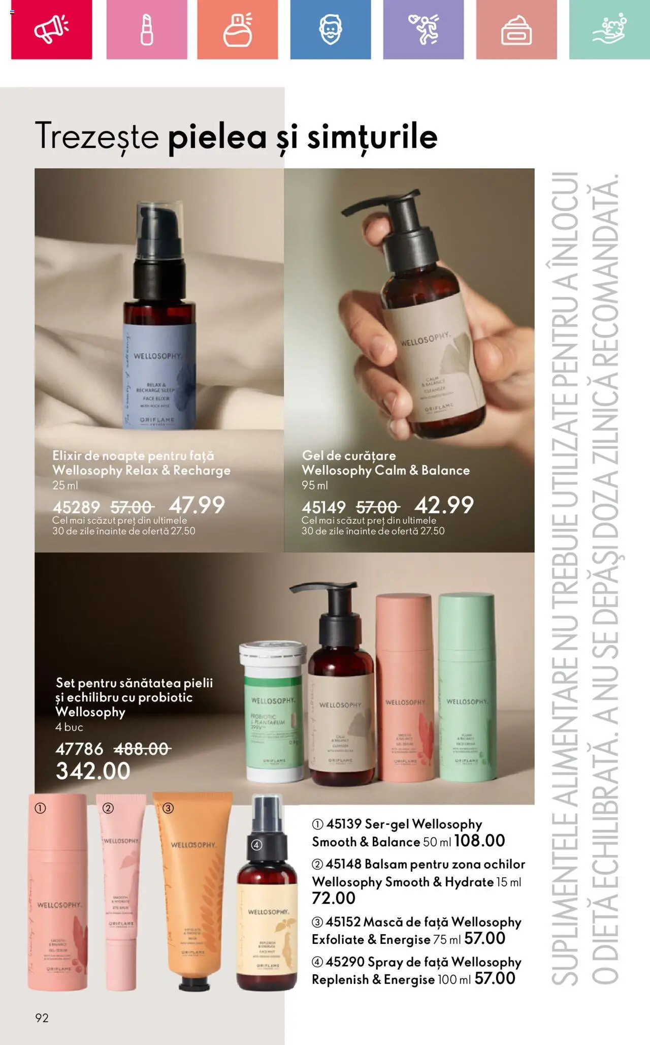 Catalog Oriflame 4 - 24 Mai 2025 | Pagina 92 | Produse: Elixir, Gel de curățare, Balsam