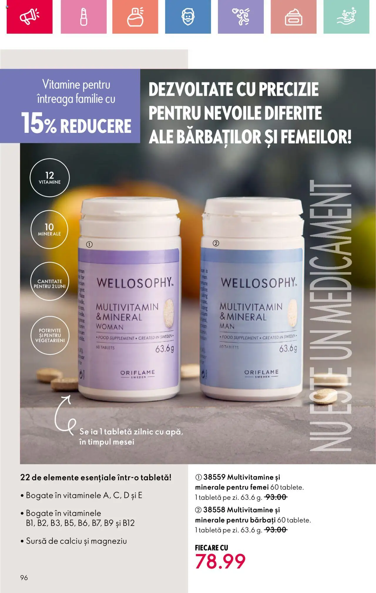 Catalog Oriflame 4 - 24 Mai 2025 | Pagina 96 | Produse: Tabletă, Pat