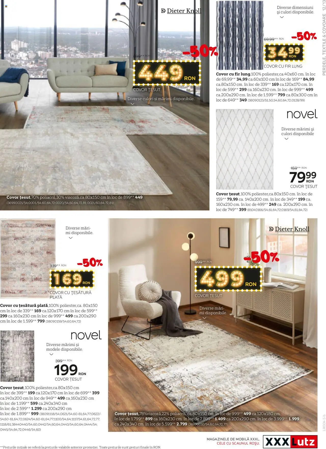 Catalog XXXLutz 14 Aprilie - 4 Mai 2025 | Pagina 13 | Produse: Covor