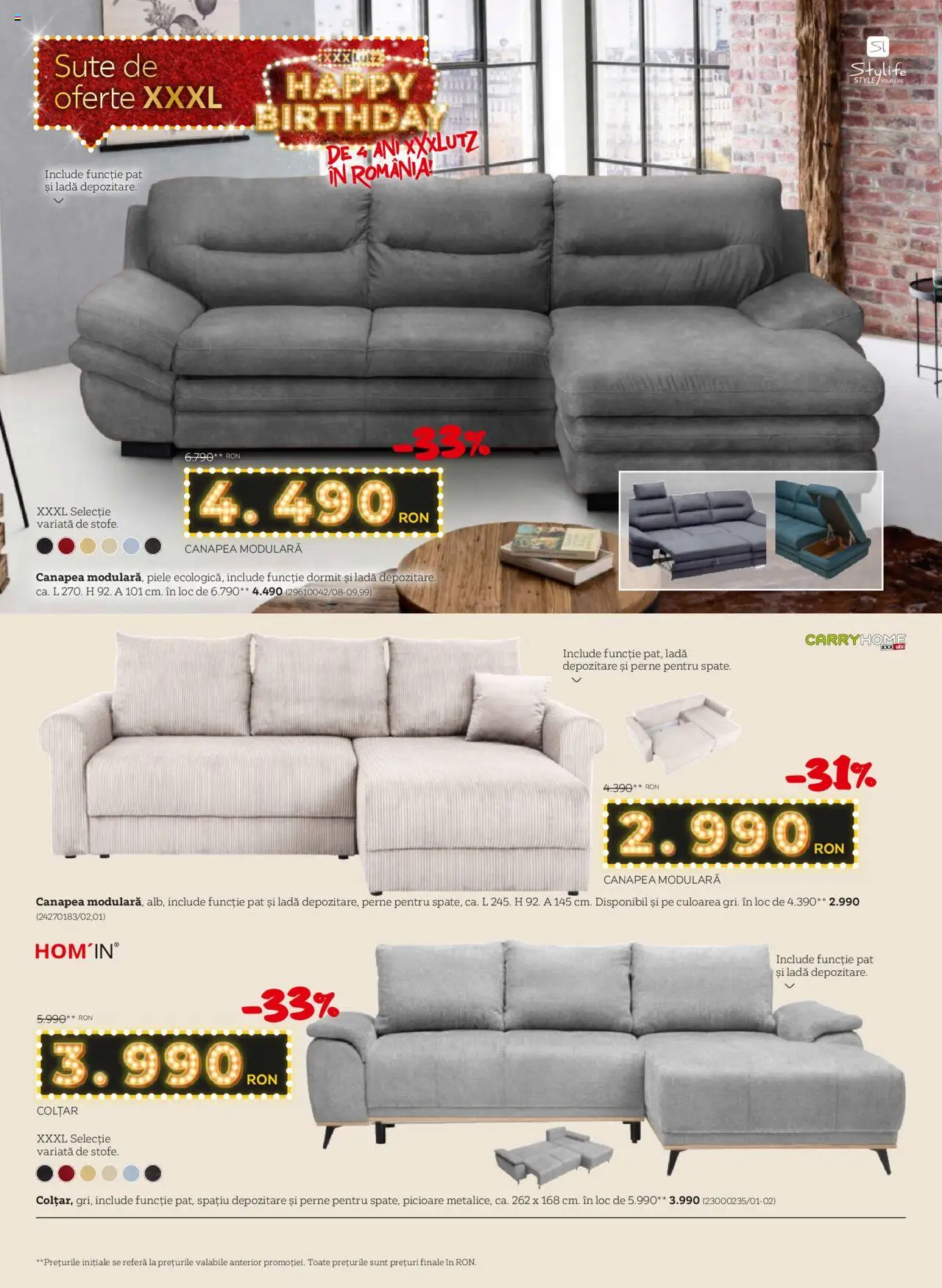 Catalog XXXLutz 14 Aprilie - 4 Mai 2025 | Pagina 6 | Produse: Pat, Canapea, Colțar