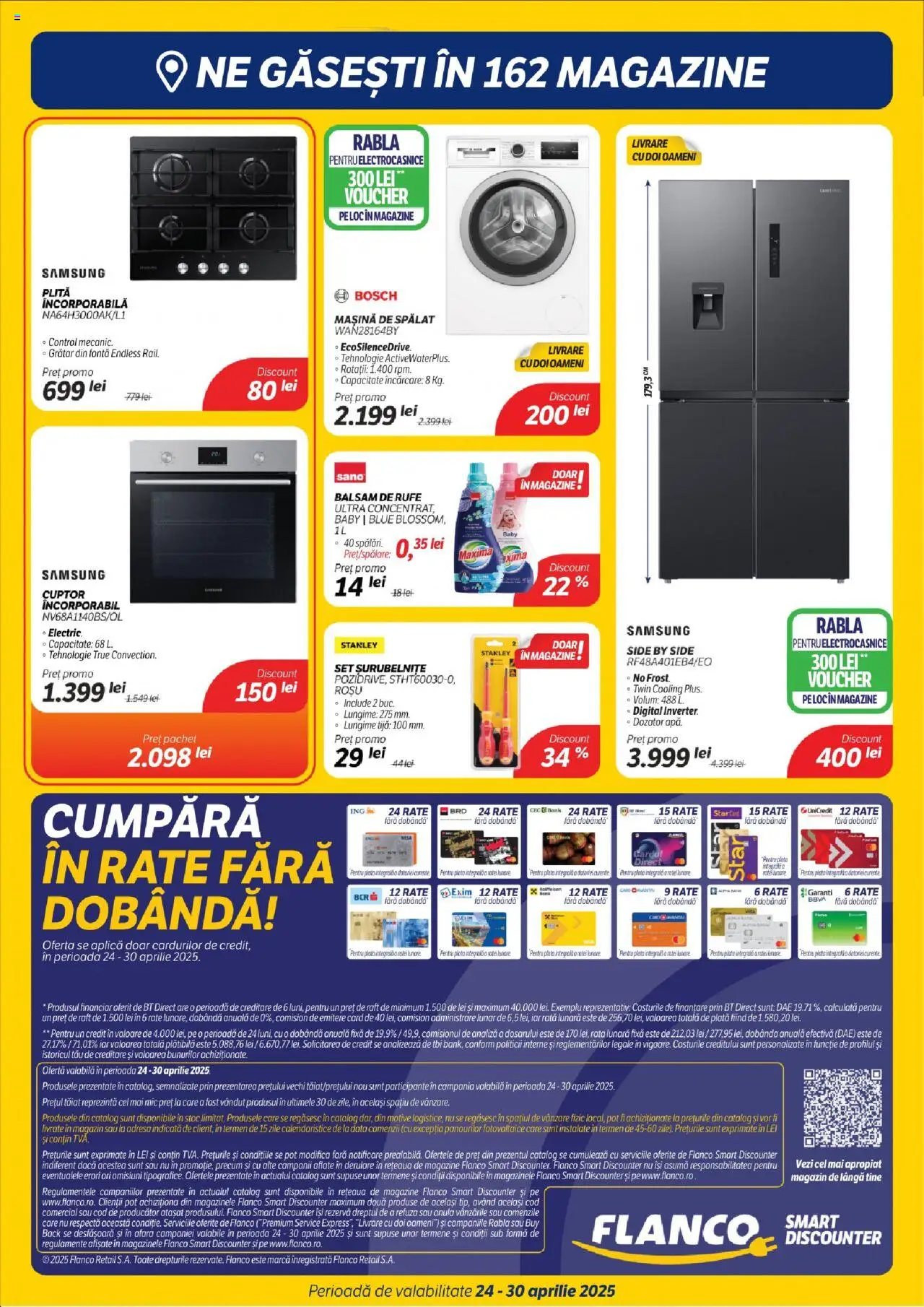 Catalog Flanco 24 - 30 Aprilie 2025 | Pagina 9 | Produse: Mașină De Spălat, Cuptor, Grătar, Balsam de rufe
