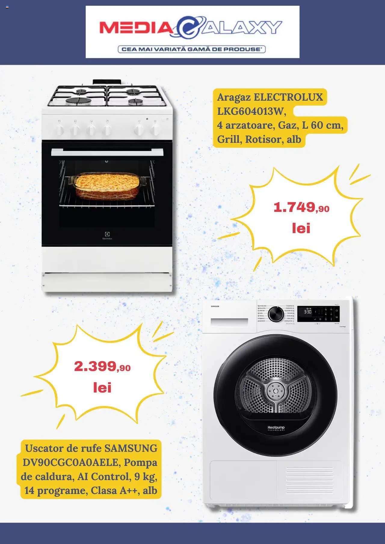 Catalog Media Galaxy 24 - 30 Aprilie 2025 | Pagina 6 | Produse: Uscător, Aragaz