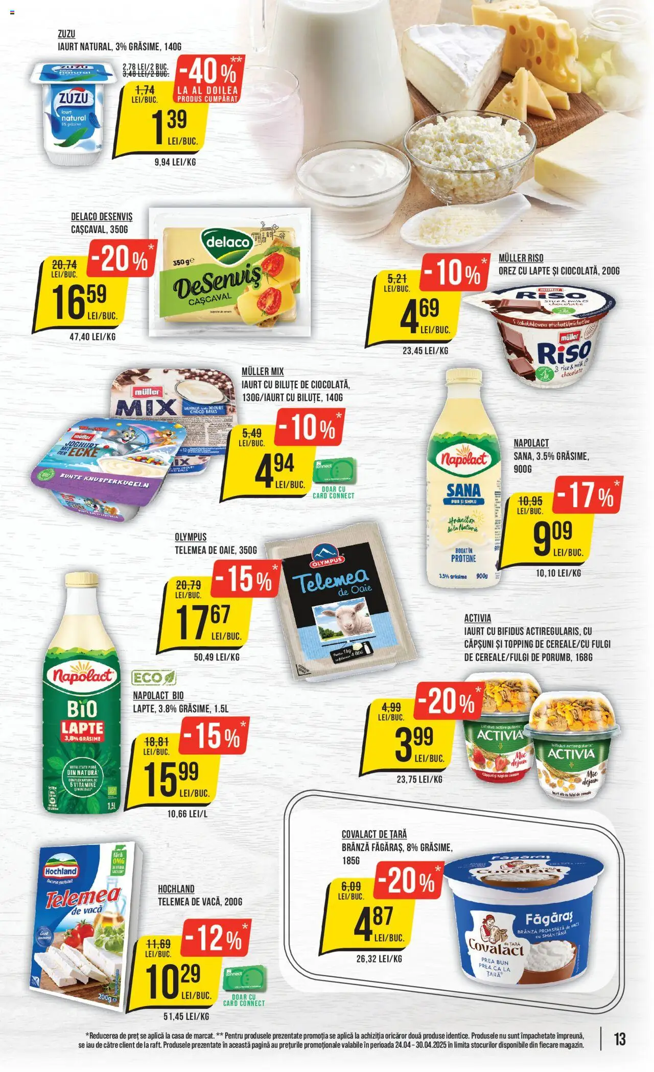 Catalog Mega Image 24 - 30 Aprilie 2025 | Pagina 13 | Produse: Light Kedi Konservesi, Masaüstü kılıfı, Tırnak makası, Cașcaval
