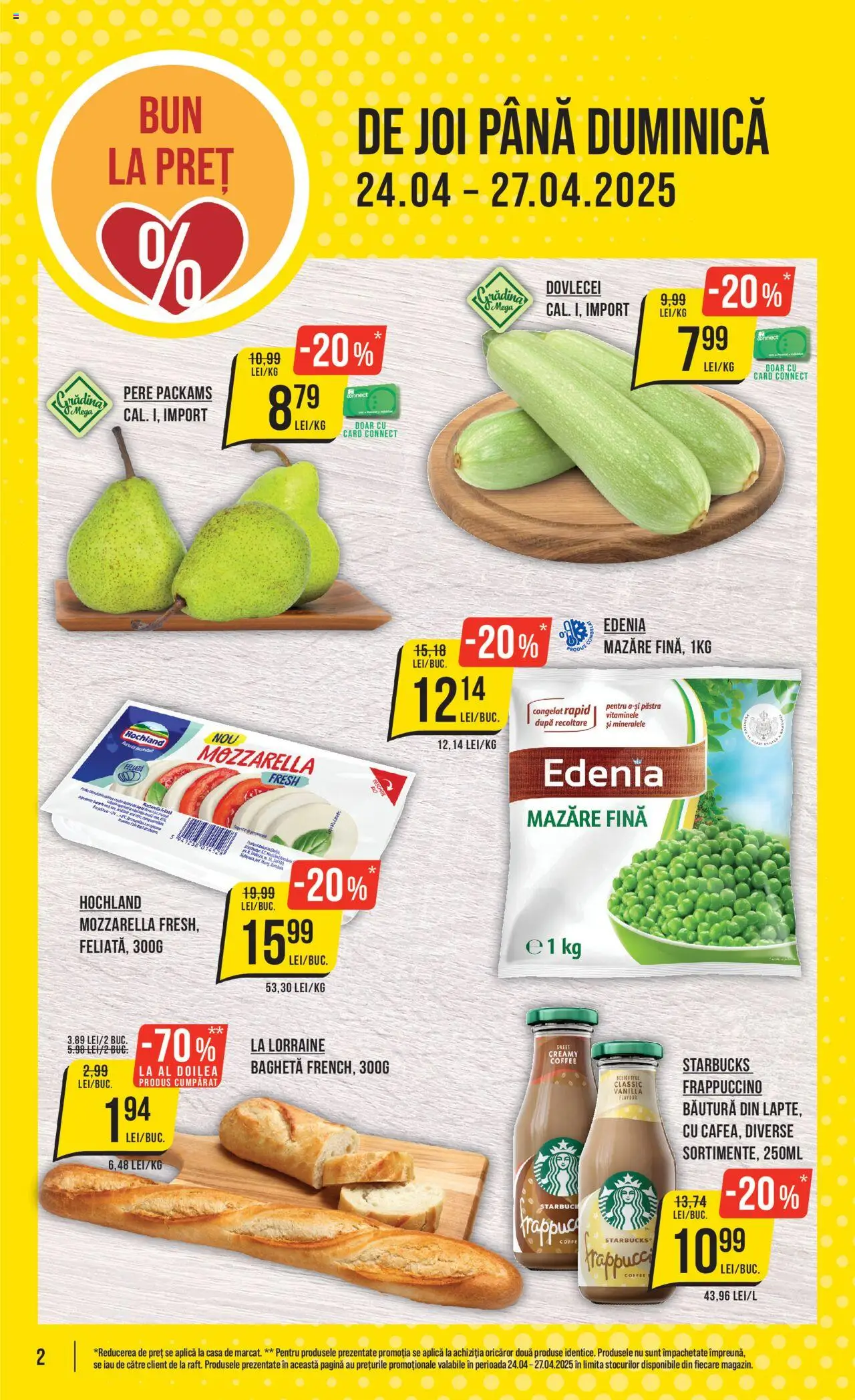Catalog Mega Image 24 - 30 Aprilie 2025 | Pagina 2 | Produse: Mazăre, Mozzarella