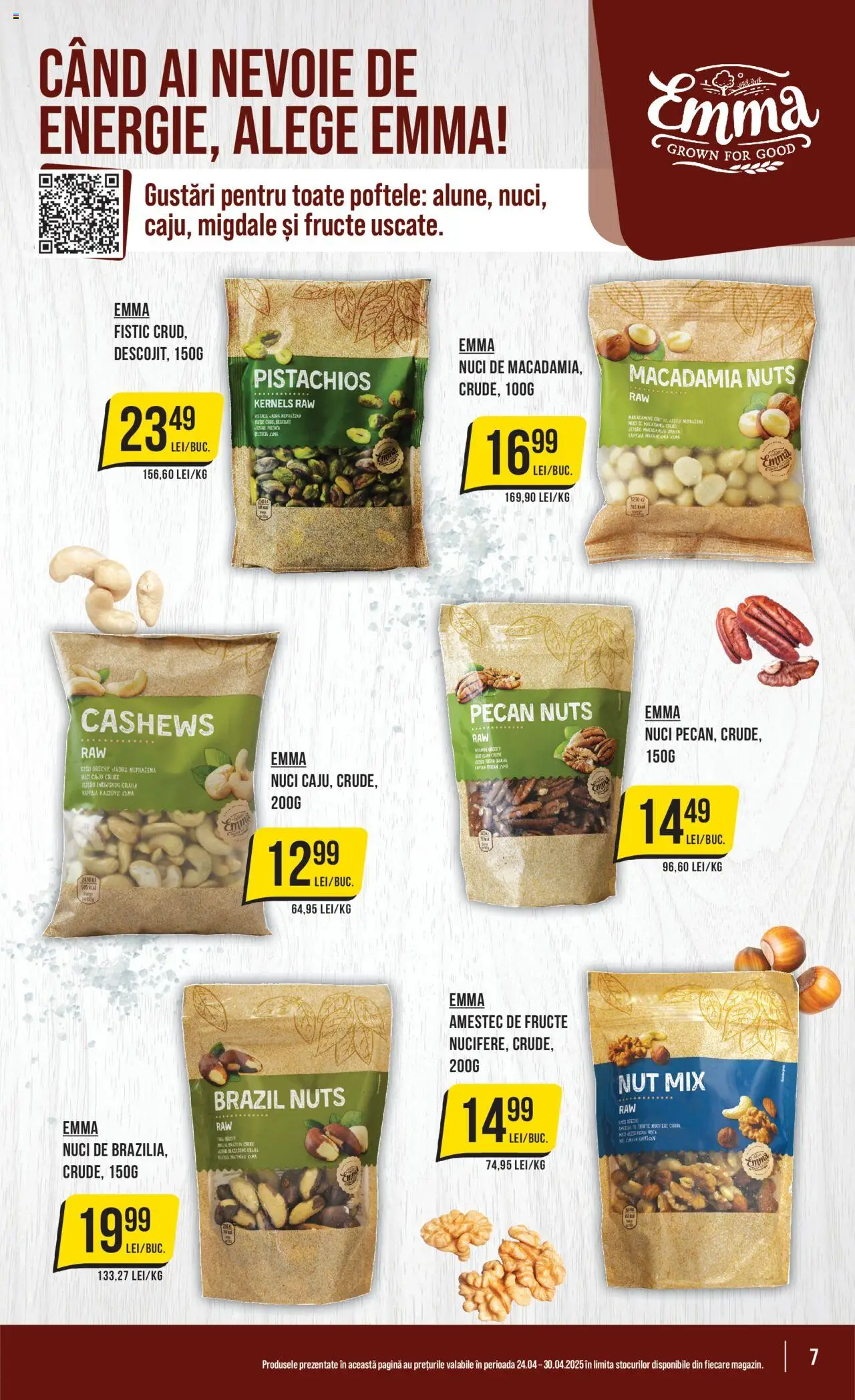 Catalog Mega Image 24 - 30 Aprilie 2025 | Pagina 7 | Produse: Caju, Fistic, Nuci, Fructe